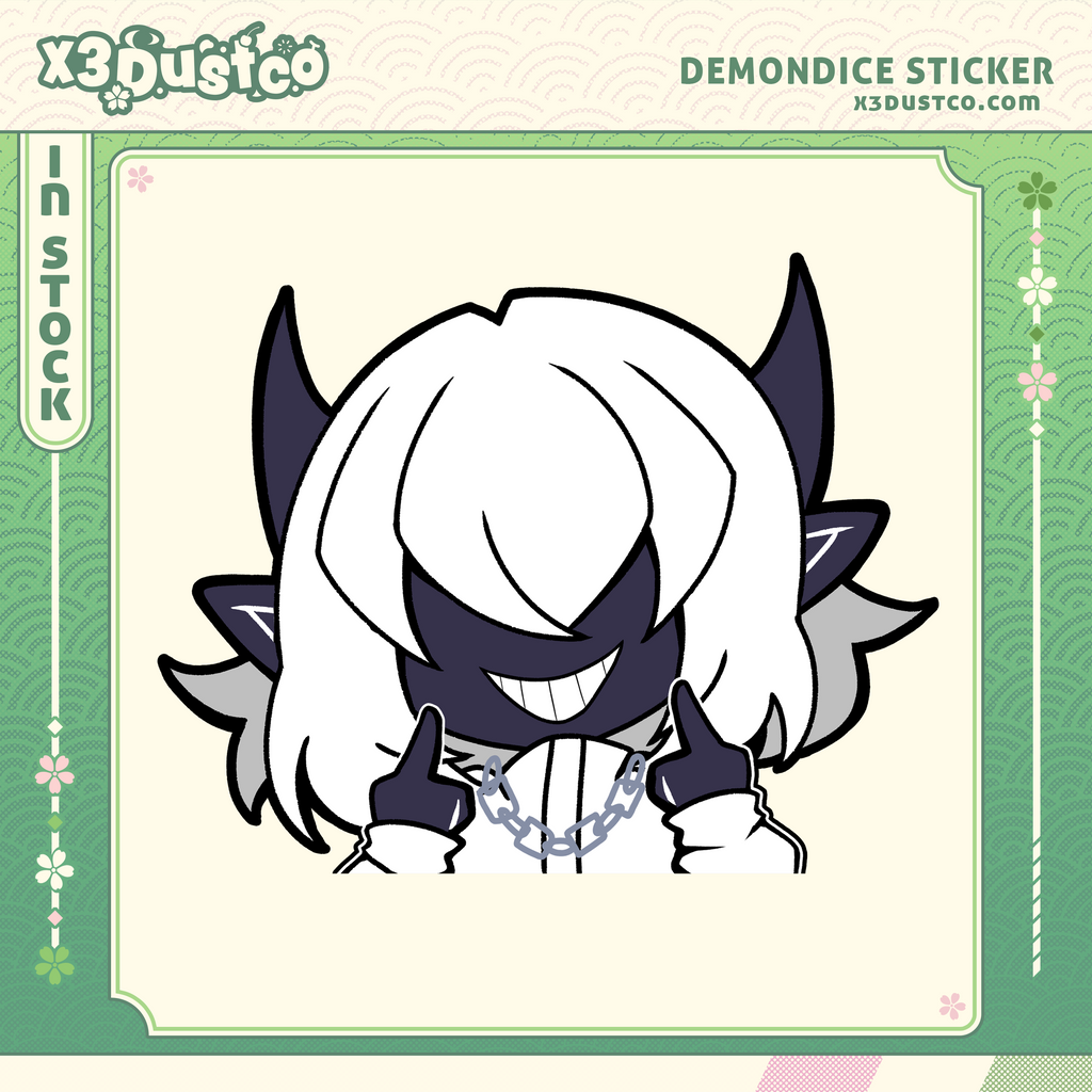 Demon Dice Karen Decal Sticker