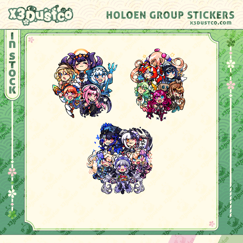 Hololive EN Group Stickers