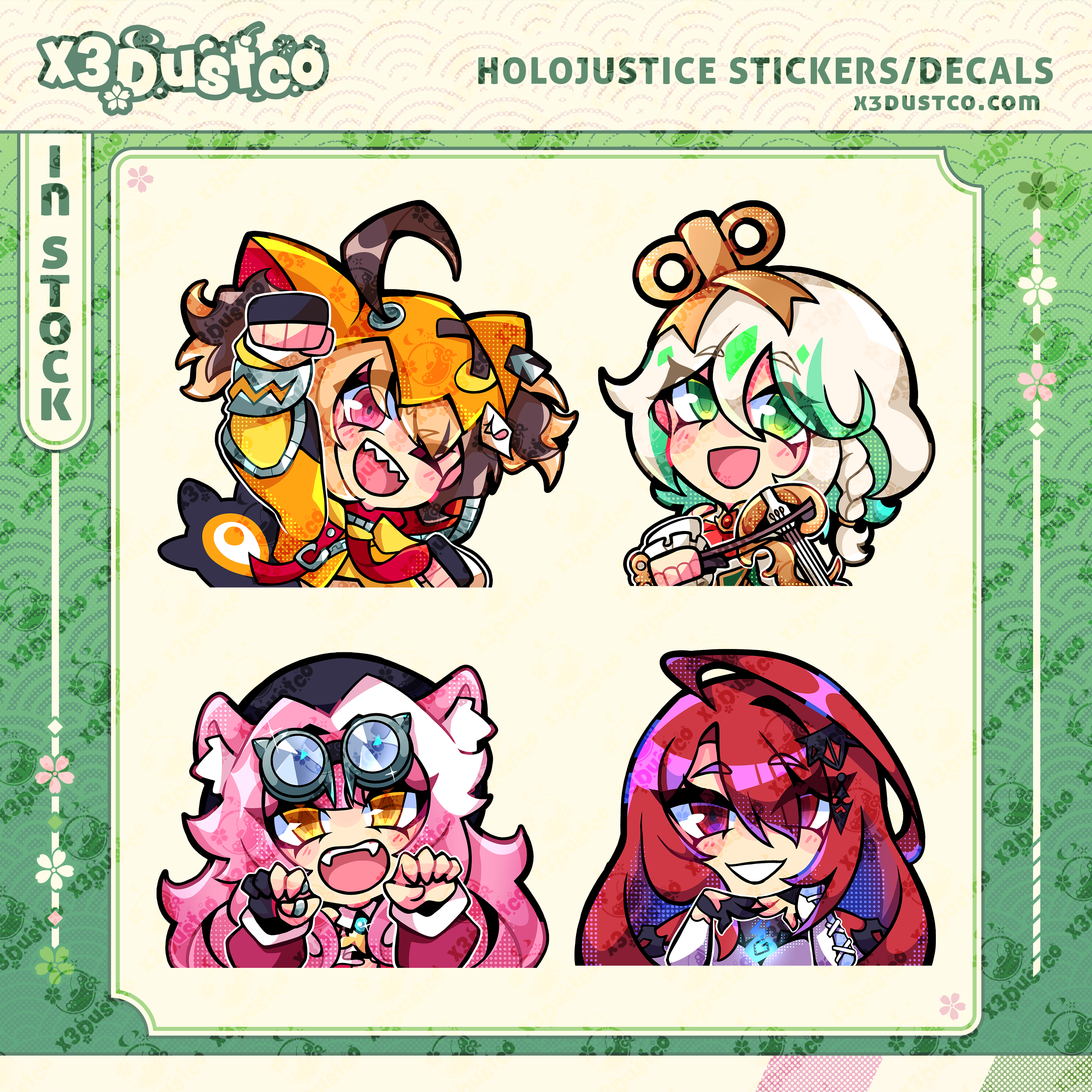 HoloJustice Stickers/Decals