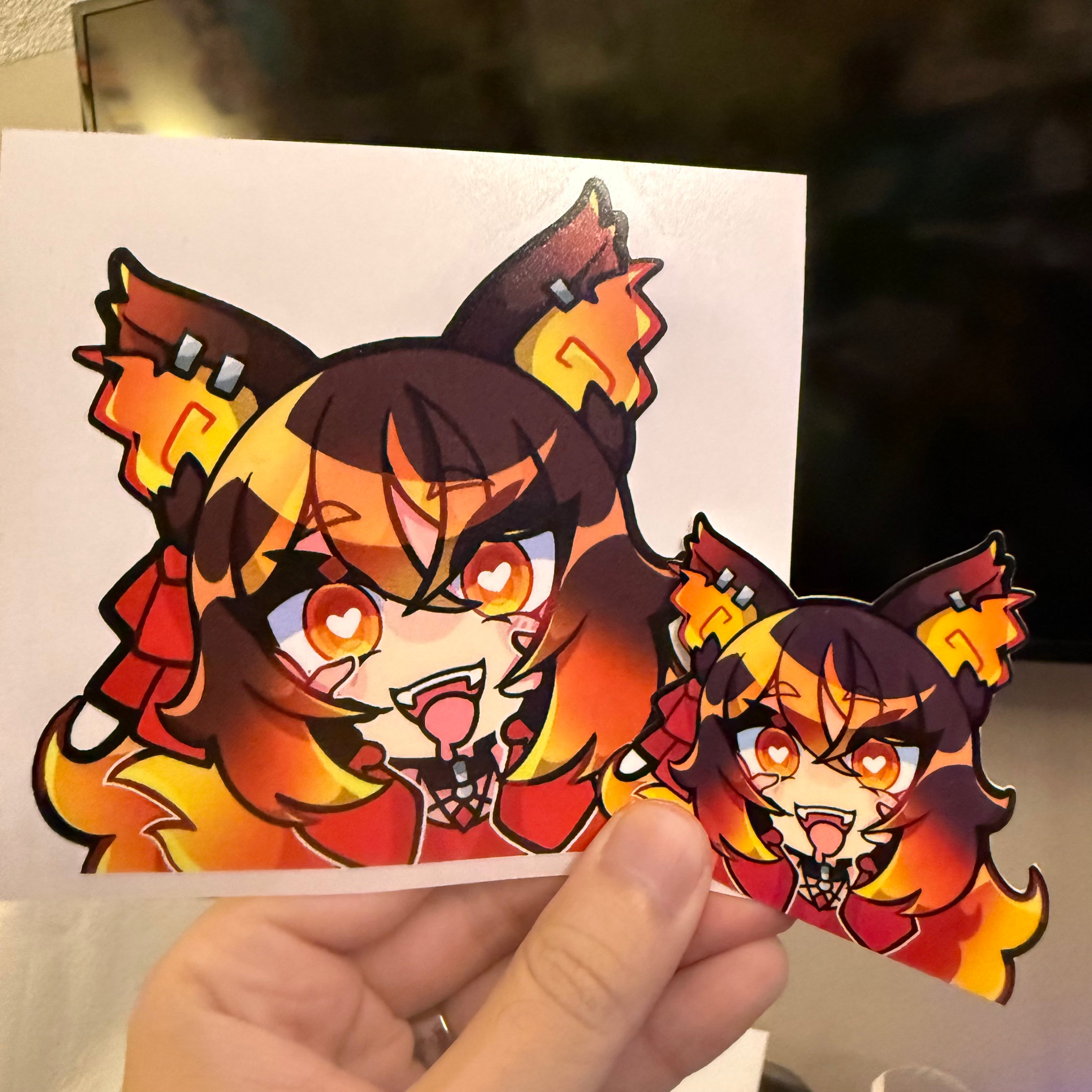 Indie Vtubers Stickers/Decals - Nemimi/Dooby/Numi/Bao/Sinder