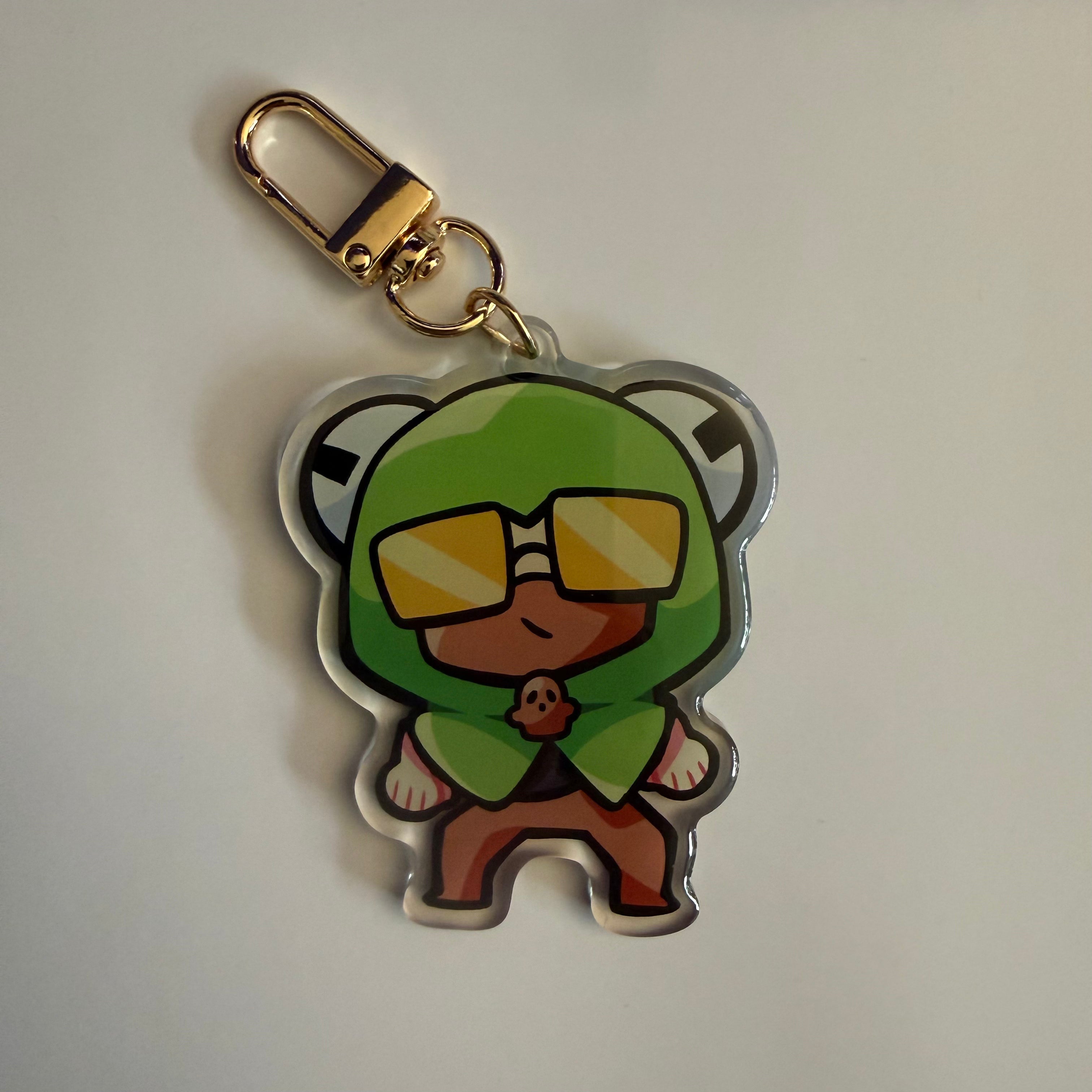 2.5in Densetsu.exe Keychain Charms