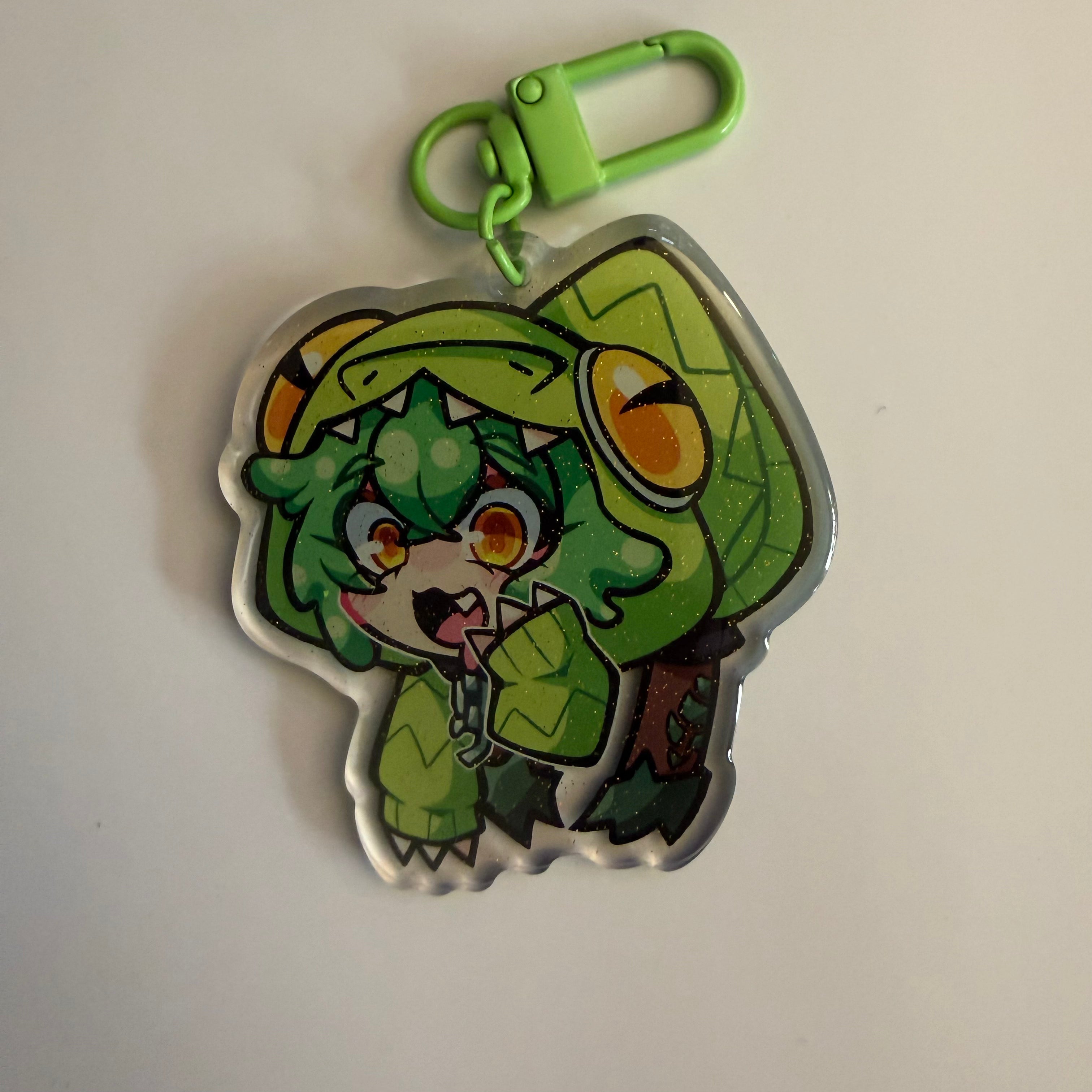 2.5in Indie Vtuber Keychain Charms 6 - Fufu/Fraiki/Lucia/Auteru/August Anomaly/Papa Mutt/Kloe Croc/Starlight Daryl/MysticLight/Fenari