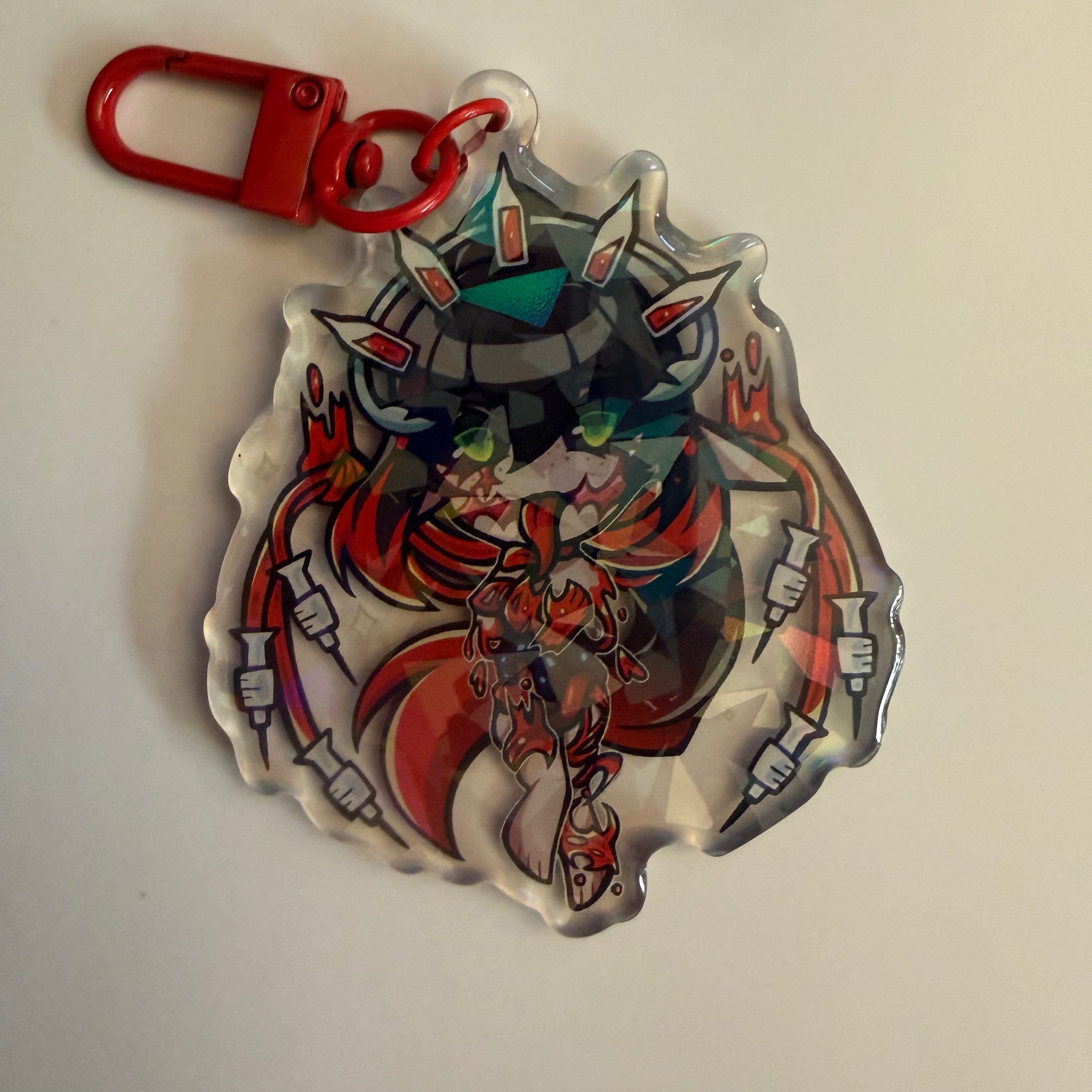 2.5in Indie Vtuber Keychain Charms 8 - Yuzu/Nemimi/Giwi/Emiliya/Crelly/Camila/Noro/Layna/Sinder