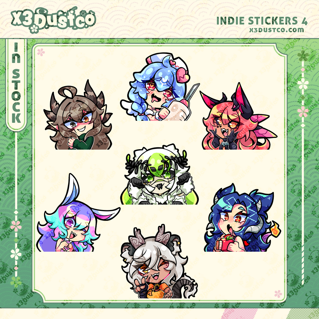 Indie Vtuber Stickers 4