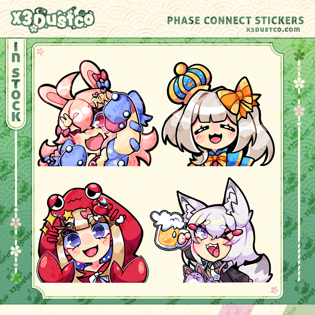 Phase Connect Peeker Stickers/Decals