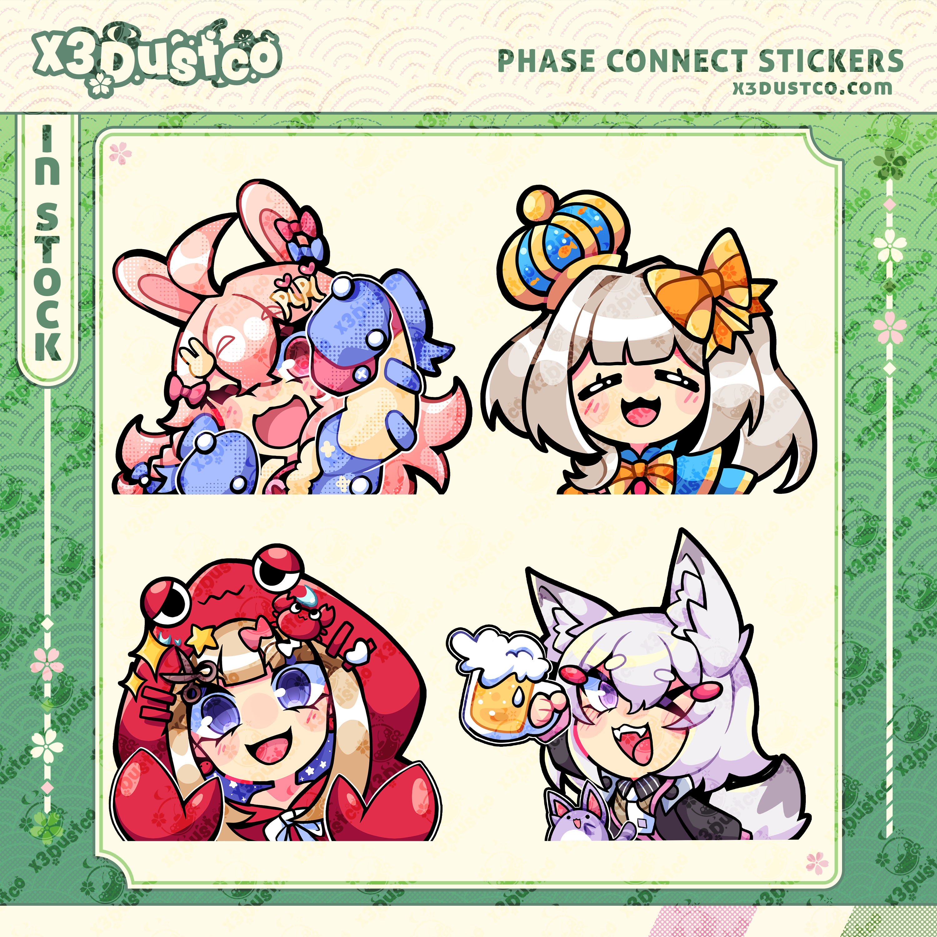Phase Connect Peeker Stickers/Decals