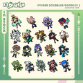 Vtuber Scribble/Doodle Stickers 3