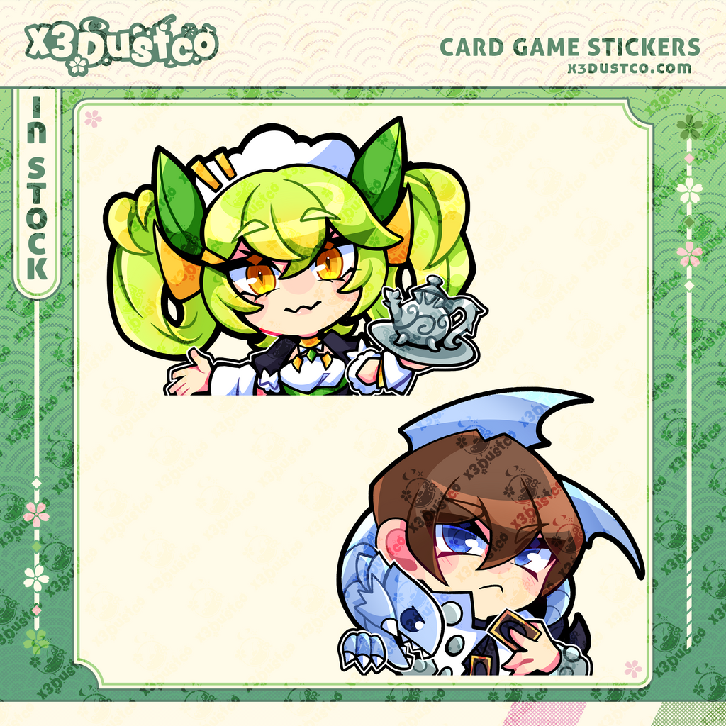 Card Game Stickers/Decals