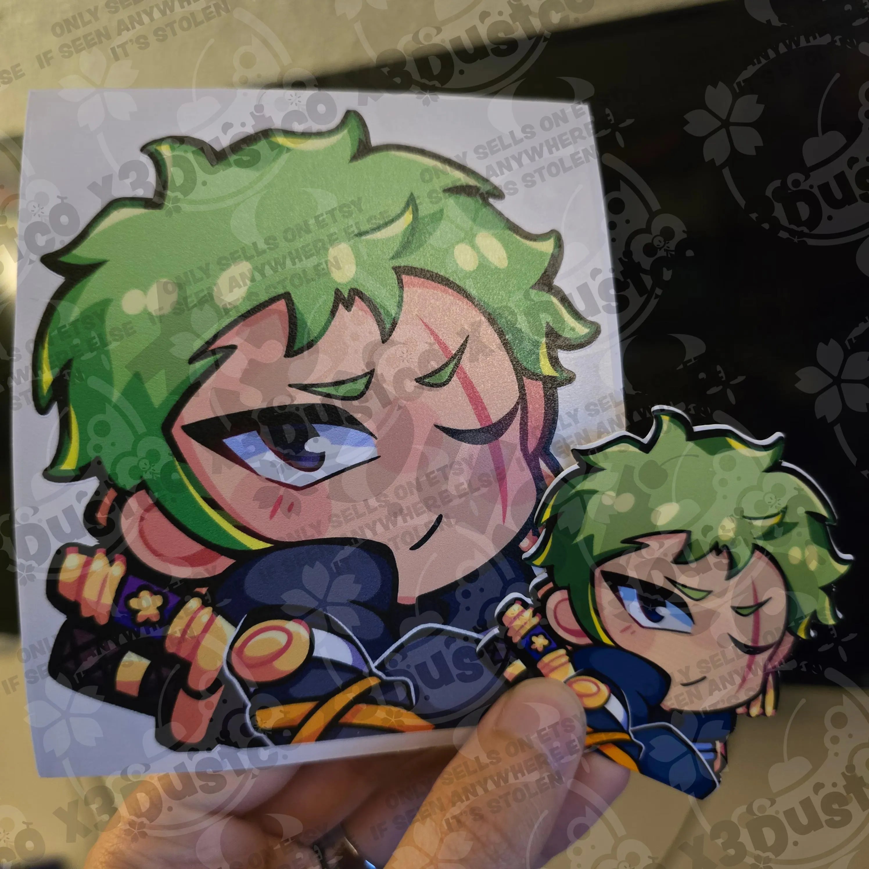 Pirate Anime Stickers/Decals - Luffy/Zoro/Yamato/Uta/Katakuri