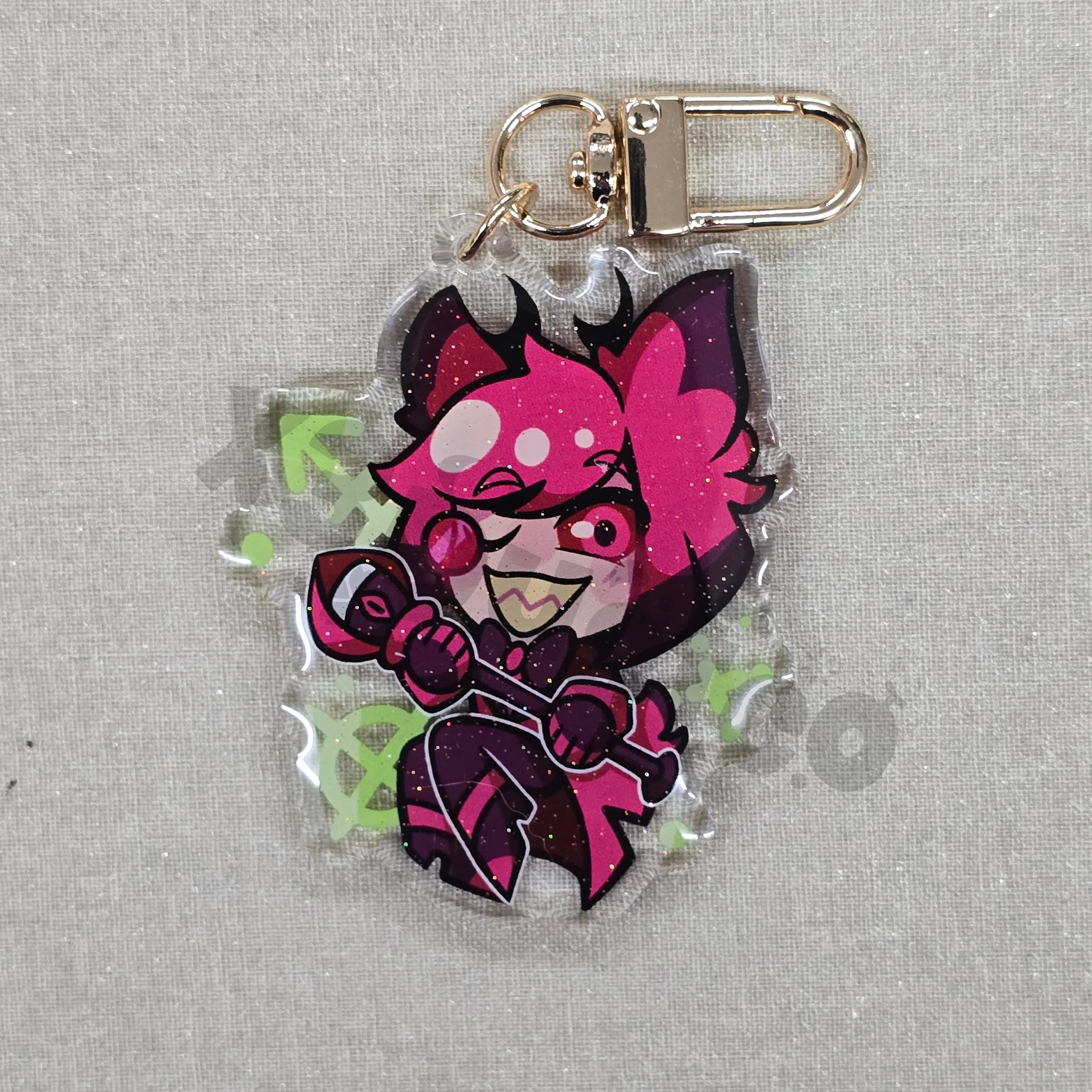LAST RUN 2.5in Hazbin Hotel Acrylic Character Charms