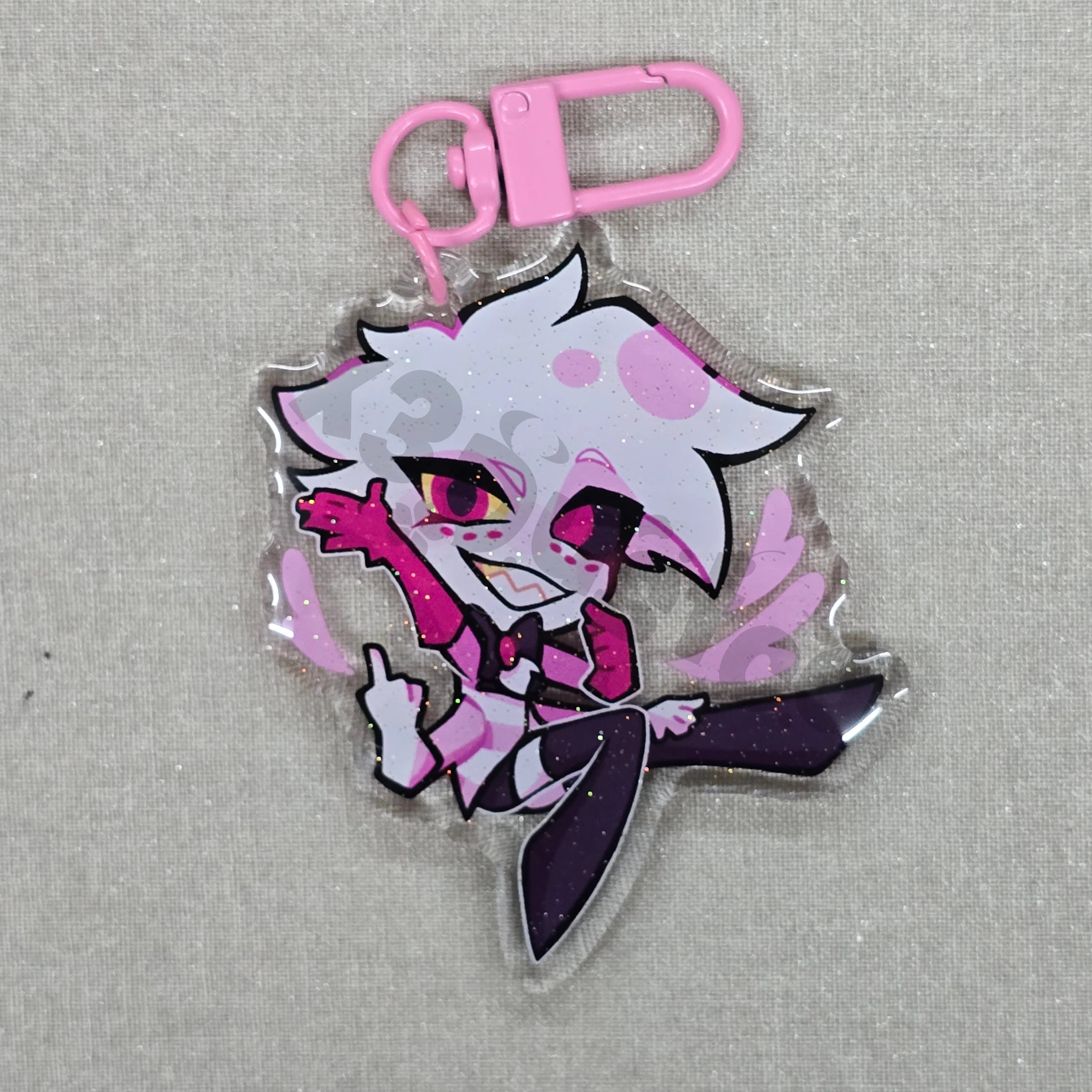 LAST RUN 2.5in Hazbin Hotel Acrylic Character Charms