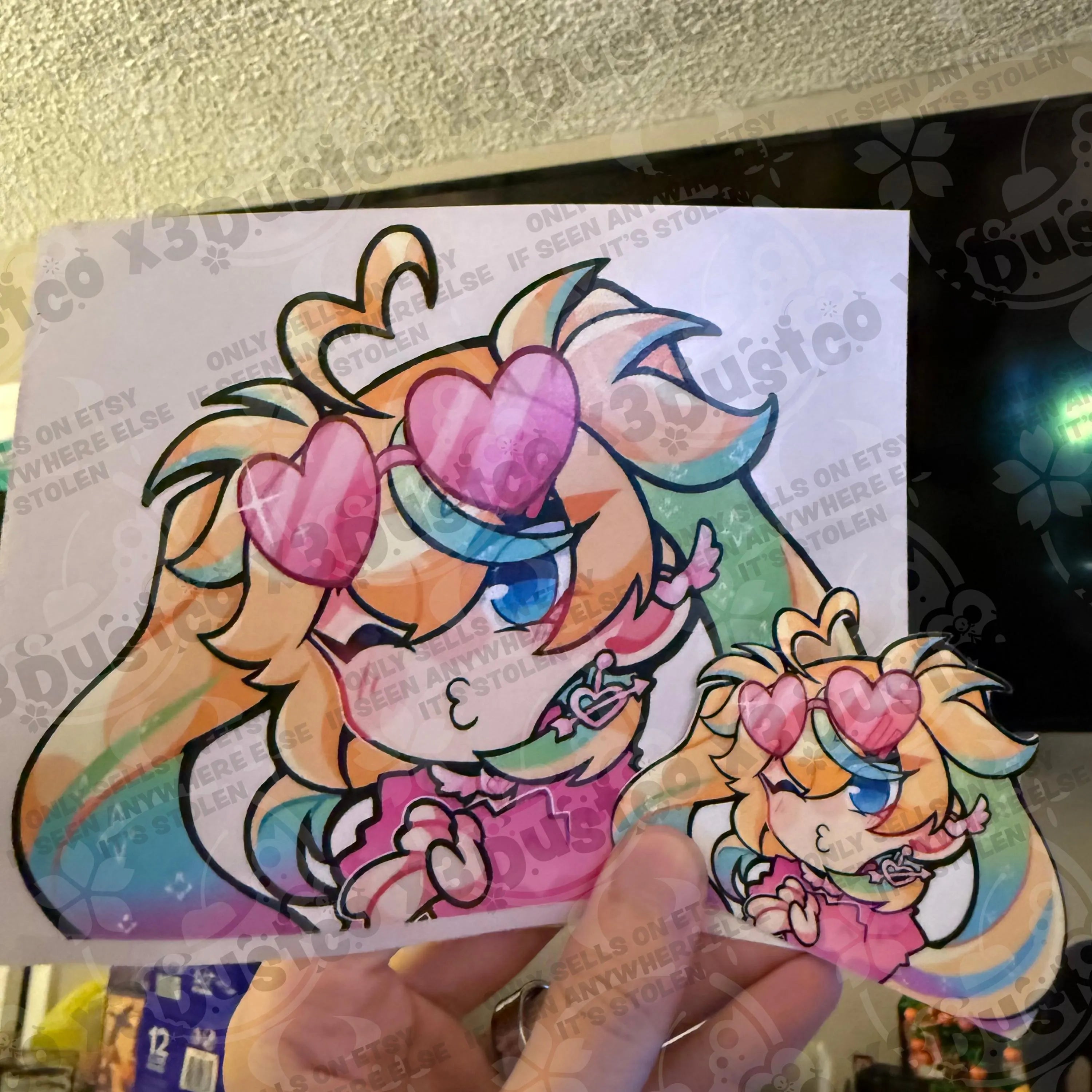 Indie Vtuber Stickers/Decals - Porcelain Maid/Shylily/Mogu/Nimi/Arielle