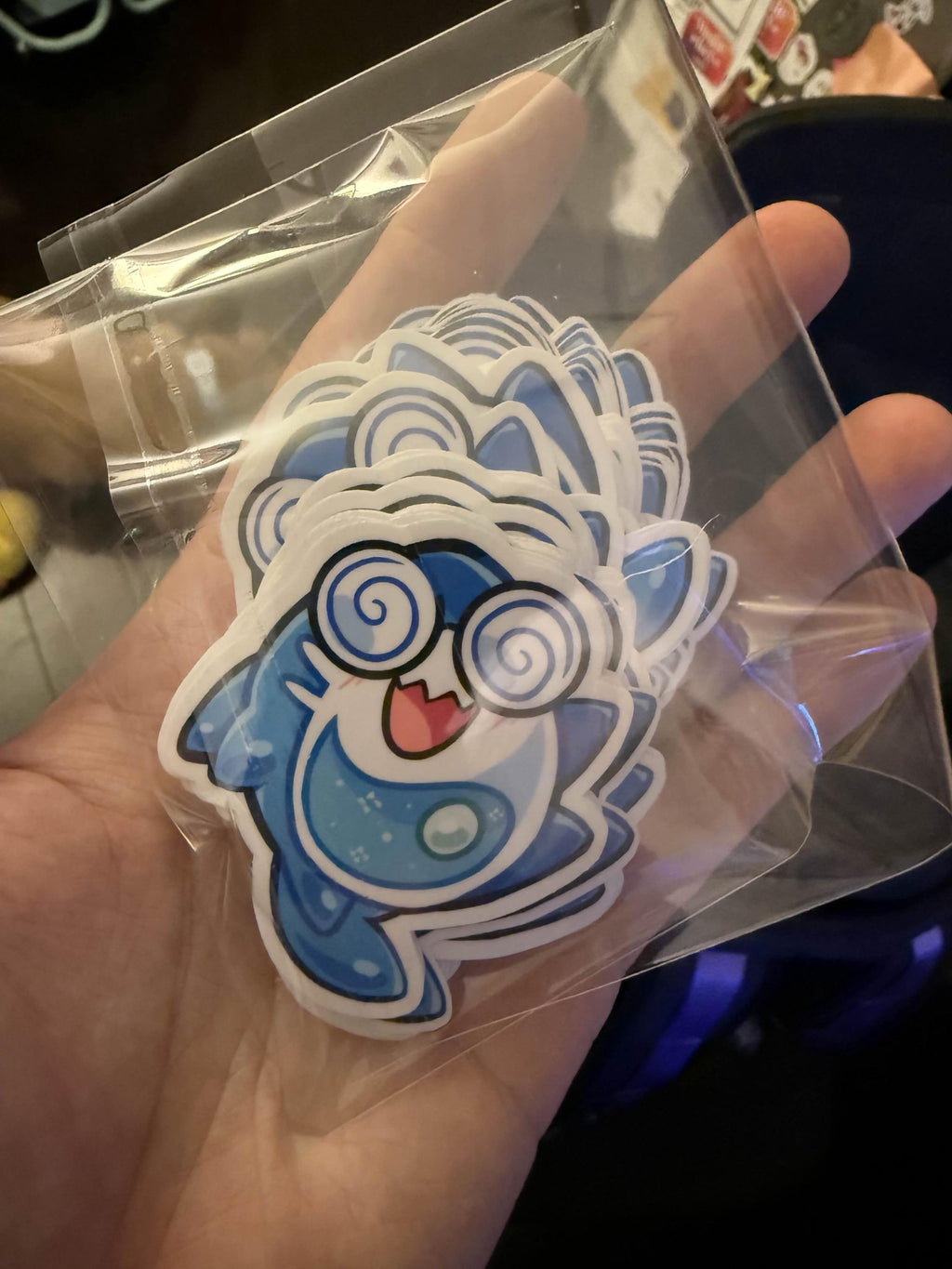Babo the Marble Soda Shark Vtuber Sticker