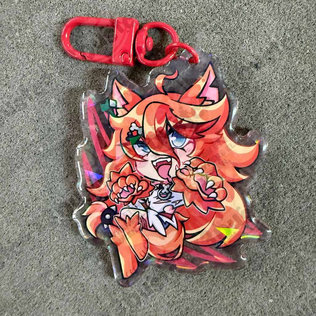 2.5in Vchiban Keychain Charms Buffpup/Rosedoodle/AICANDII/Shiabun