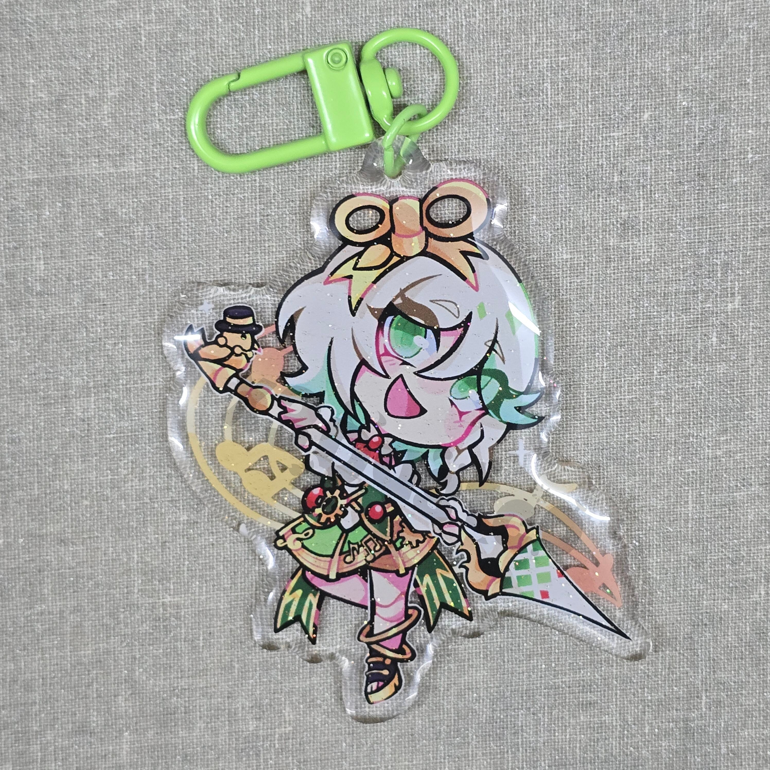 2.5in Hololive HoloJustice Keychain Charms