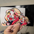 LAST RUN Hazbin Hotel Stickers/Decals Part 2 - Charlie/Adam/Lute/Emily/Cherri Bomb
