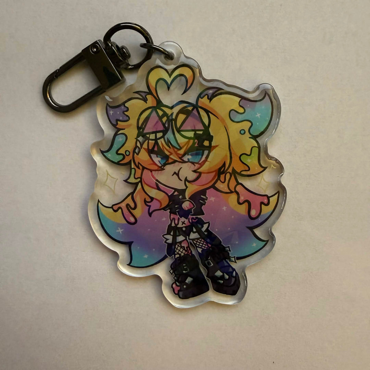 2.5in Indie Vtuber Keychain Charms - Shylily/Arielle/Porcelain Maid/Saba/Numi