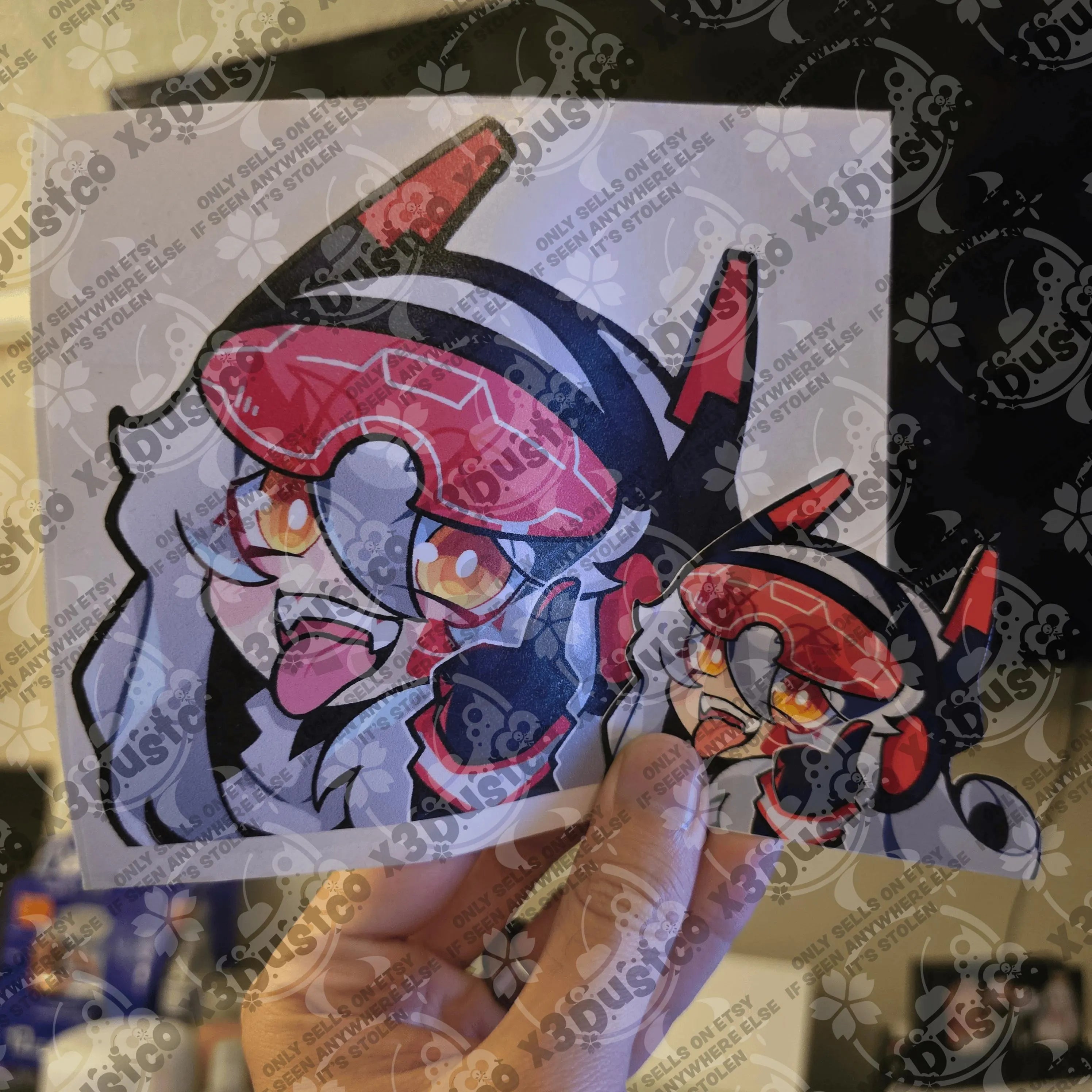 Vtuber Stickers/Decals - Projekt Melody/Froot/Ironmouse/Bubi/Zentreya