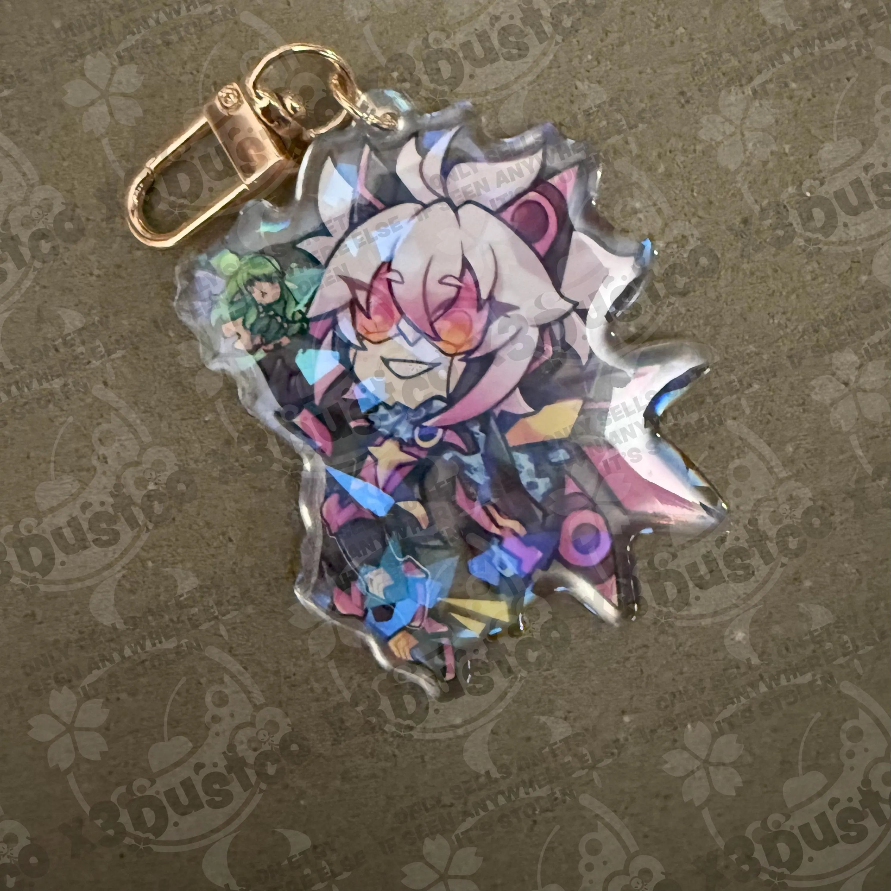 2.5in Indie Vtuber Keychain Charms 3 - Suko/Toma/Meicha/Fream/CyYu/Juniper/HeavenlyFather/Kabhaal/Trickywi