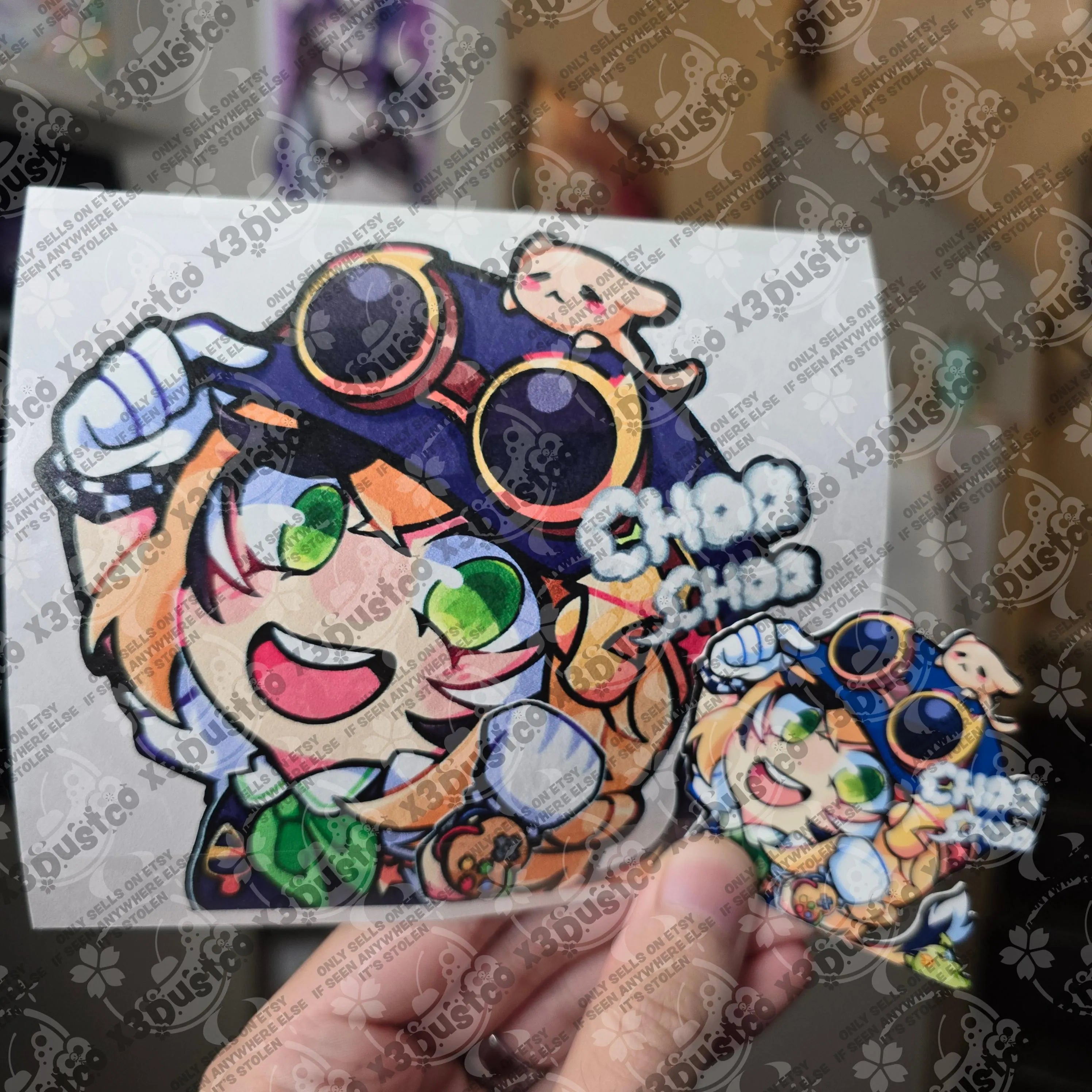 Indie Vtubers Stickers/Decals - Nemimi/Dooby/Numi/Bao/Sinder