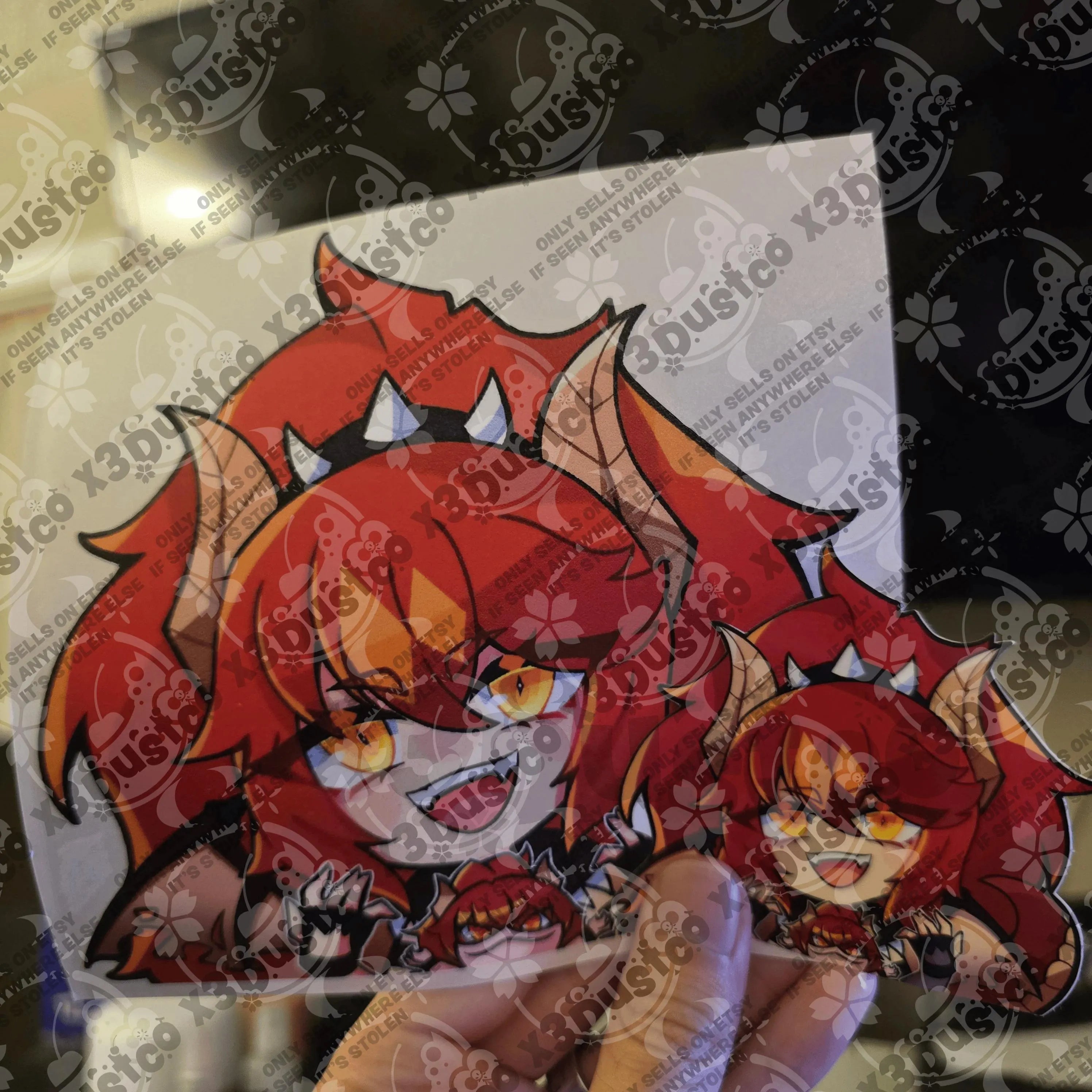 Vtuber Stickers/Decals - Projekt Melody/Froot/Ironmouse/Bubi/Zentreya