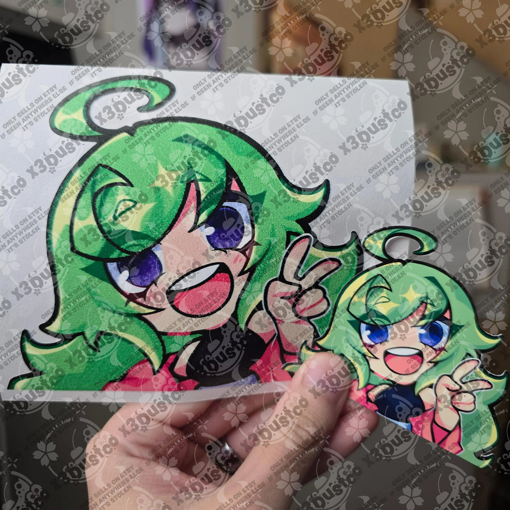 x3Dustco Peeker Sticker/Decal