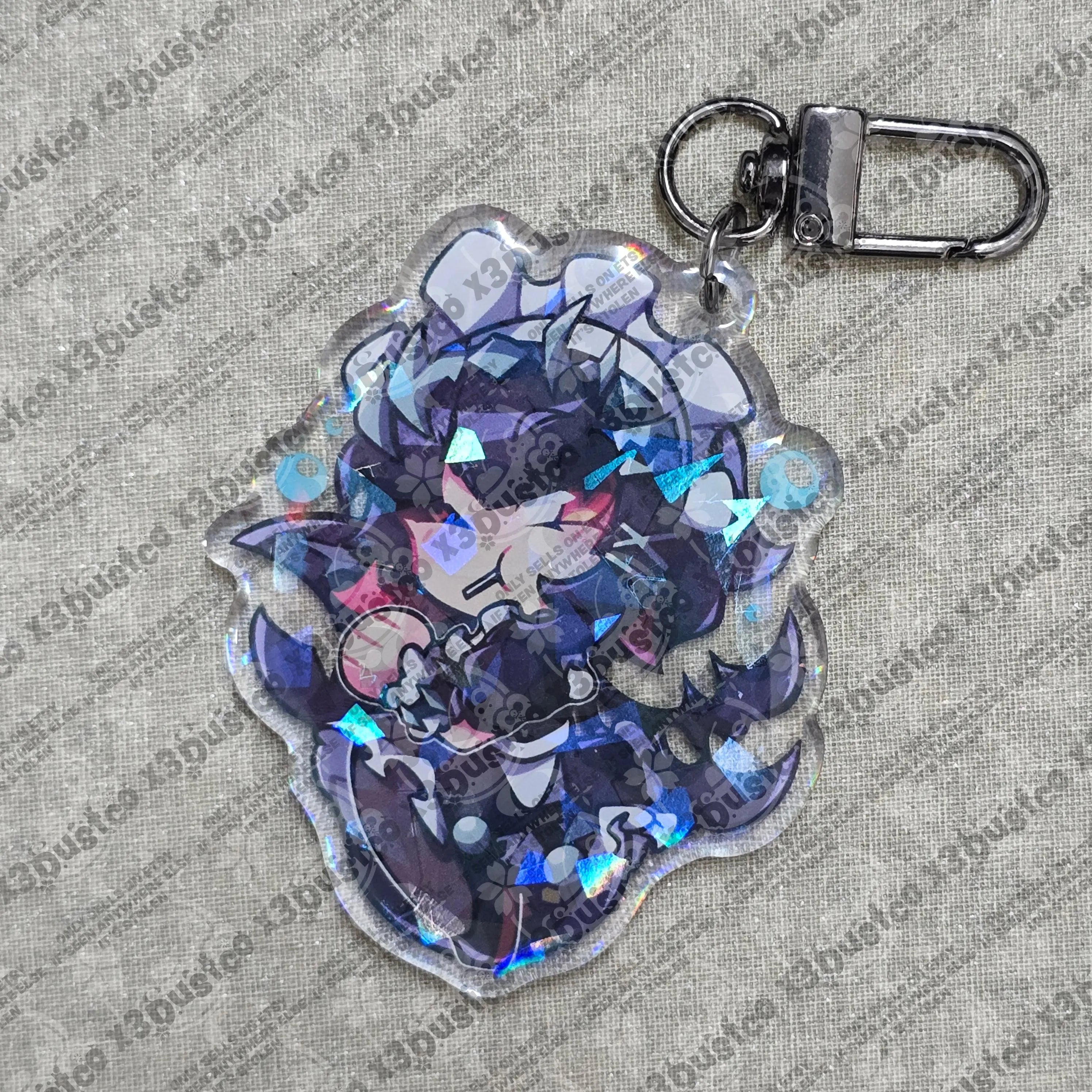 LAST RUN 2.5in Zenless Zone Zero - Ellen Joe/Jane Doe Keychain Charm