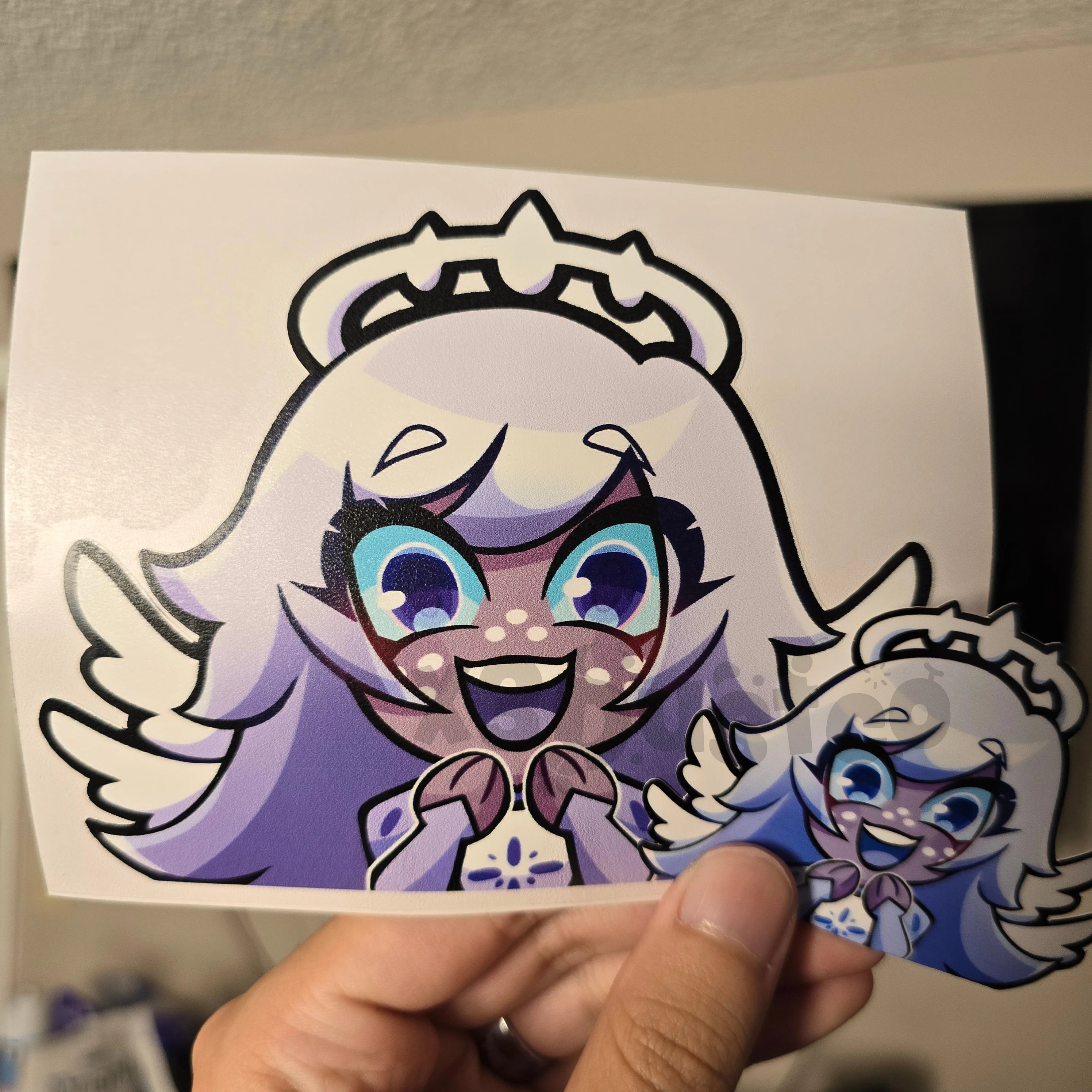 LAST RUN Hazbin Hotel Stickers/Decals Part 2 - Charlie/Adam/Lute/Emily/Cherri Bomb
