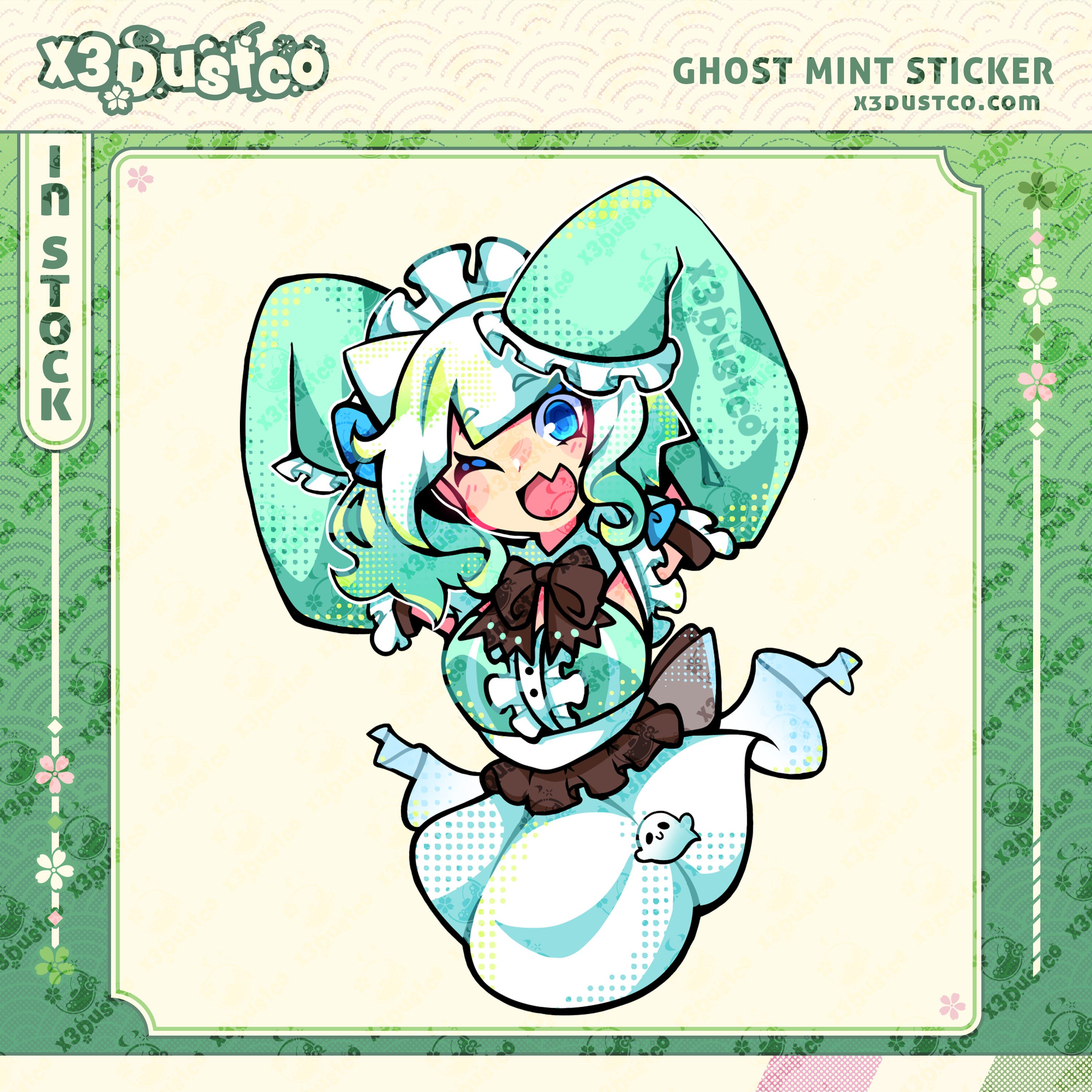 Ghost Mint Sticker