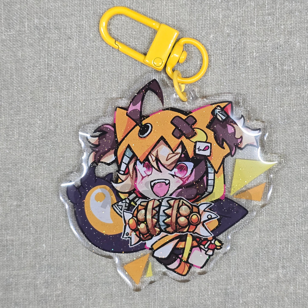 2.5in Hololive HoloJustice Keychain Charms