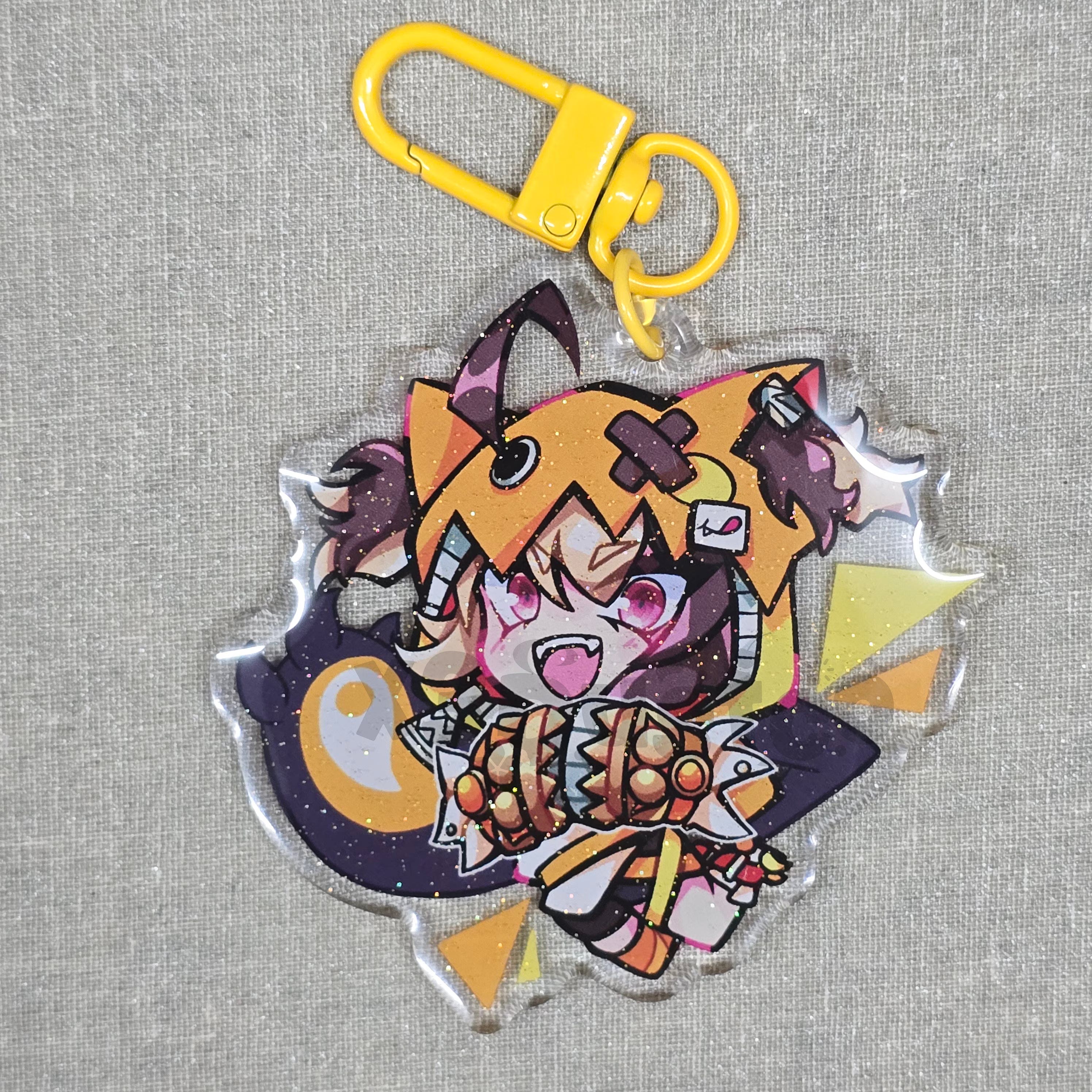 2.5in Hololive HoloJustice Keychain Charms