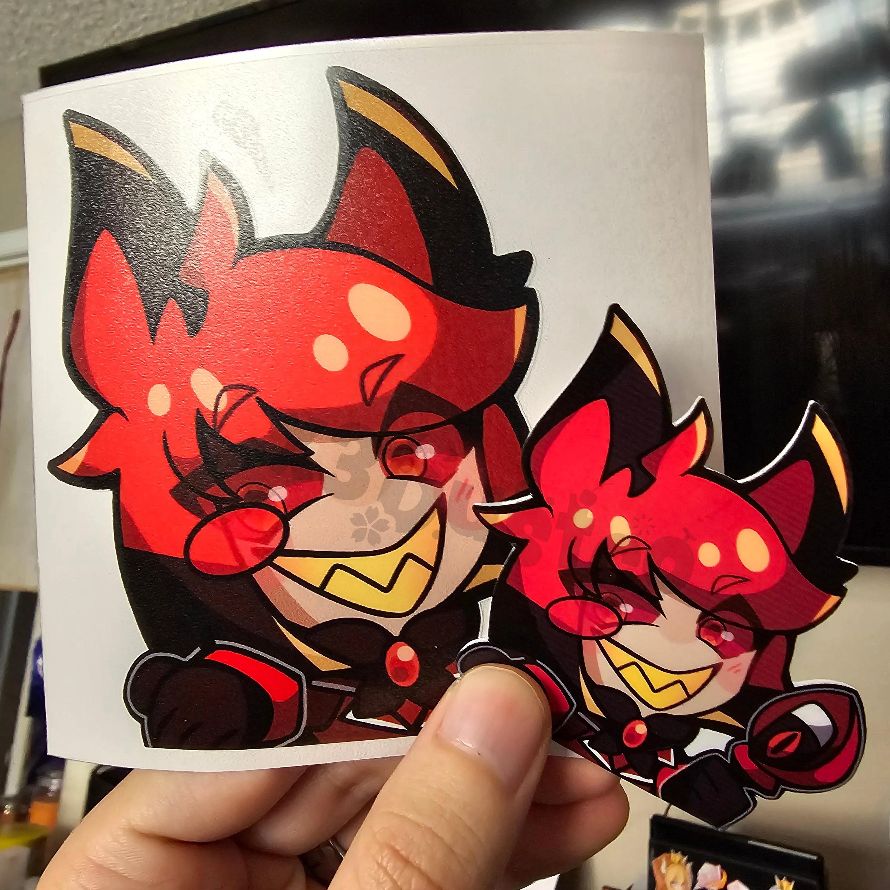 LAST RUN Hazbin Hotel Stickers/Decals - Vox/Velvette/Angel Dust/Alastor/Sir Pentious/Rosie/Niffty/Husk/Lucifer