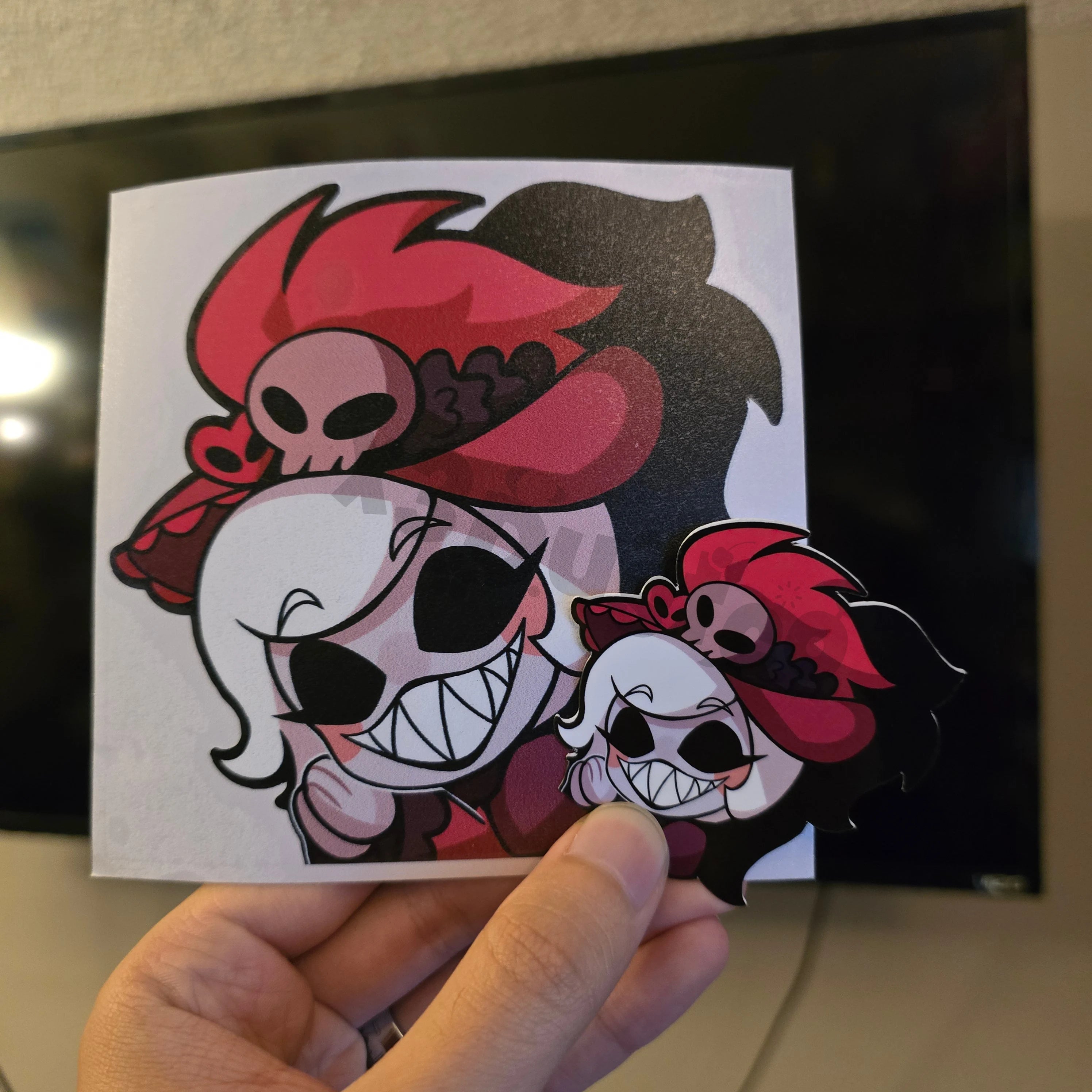 LAST RUN Hazbin Hotel Stickers/Decals - Vox/Velvette/Angel Dust/Alastor/Sir Pentious/Rosie/Niffty/Husk/Lucifer