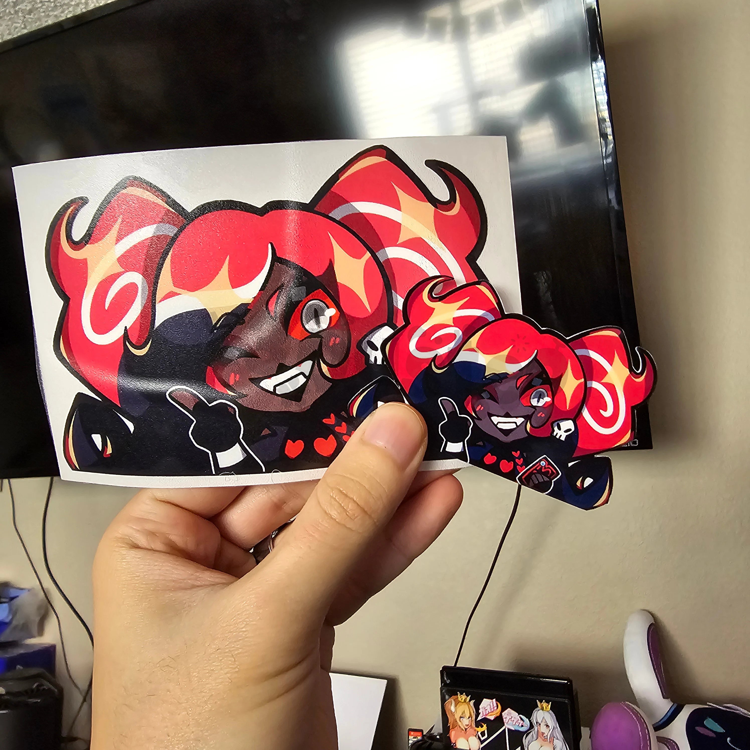 LAST RUN Hazbin Hotel Stickers/Decals - Vox/Velvette/Angel Dust/Alastor/Sir Pentious/Rosie/Niffty/Husk/Lucifer