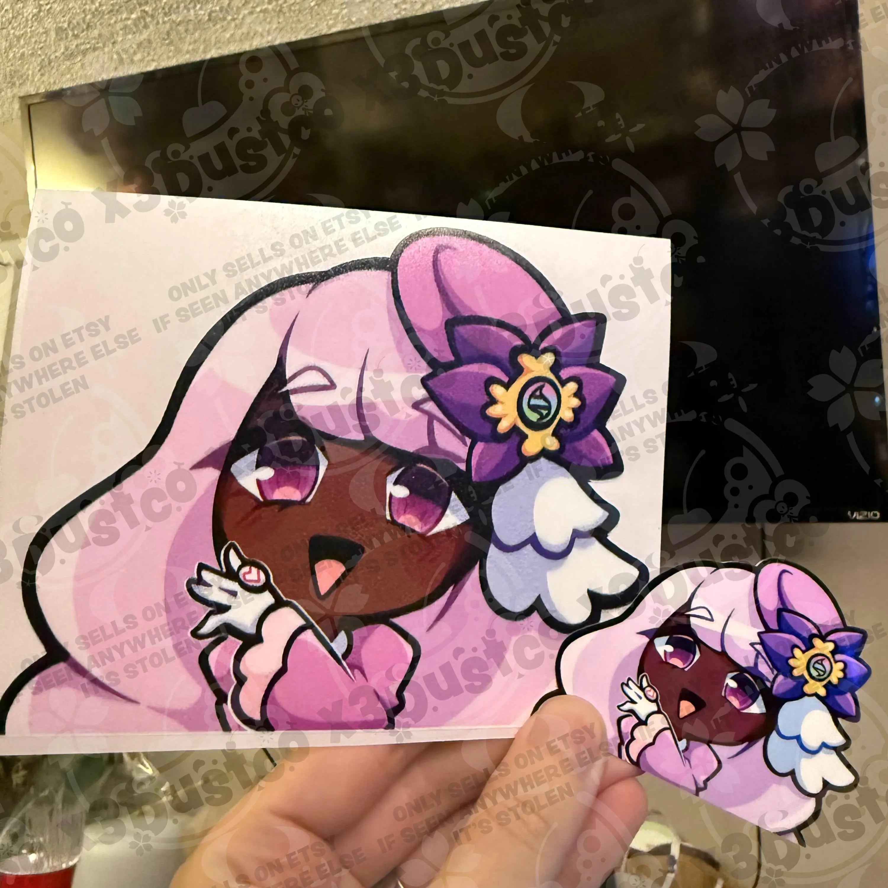 Pokemon ZA Trainers Sticker/Decals - Canari/Corbeau/Gwynn/Jacinthe/Lebanne