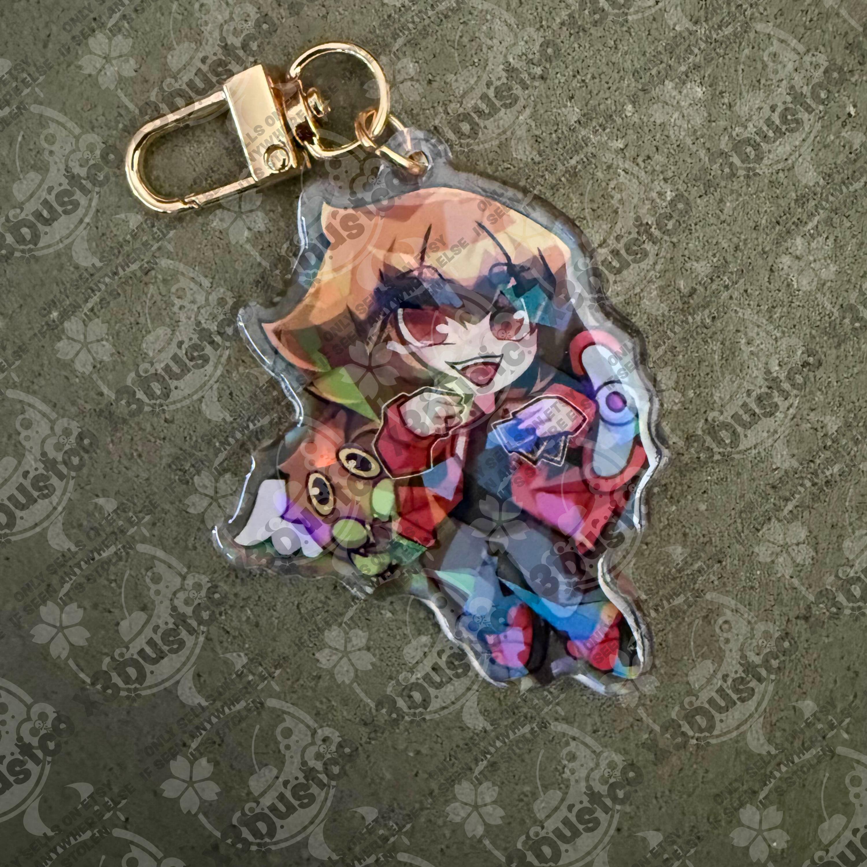 2.5in Card Game Keychain Charms - Kaiba/Jaden/Yusei/Live Twins/Yummy Cupsie/Labyrinth