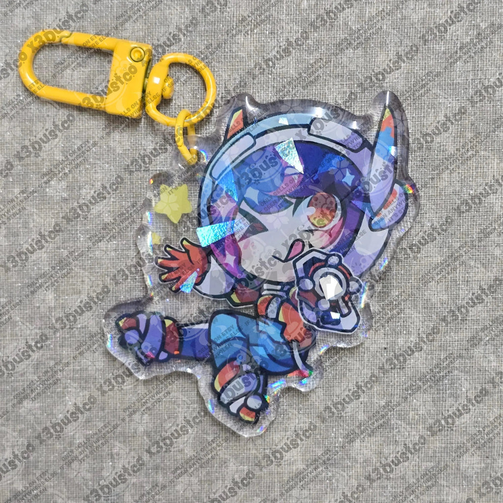 2.5in Overwatch Kiriko/Mercy/Juno/Ana/Anran/Mizuki Keychain Charms