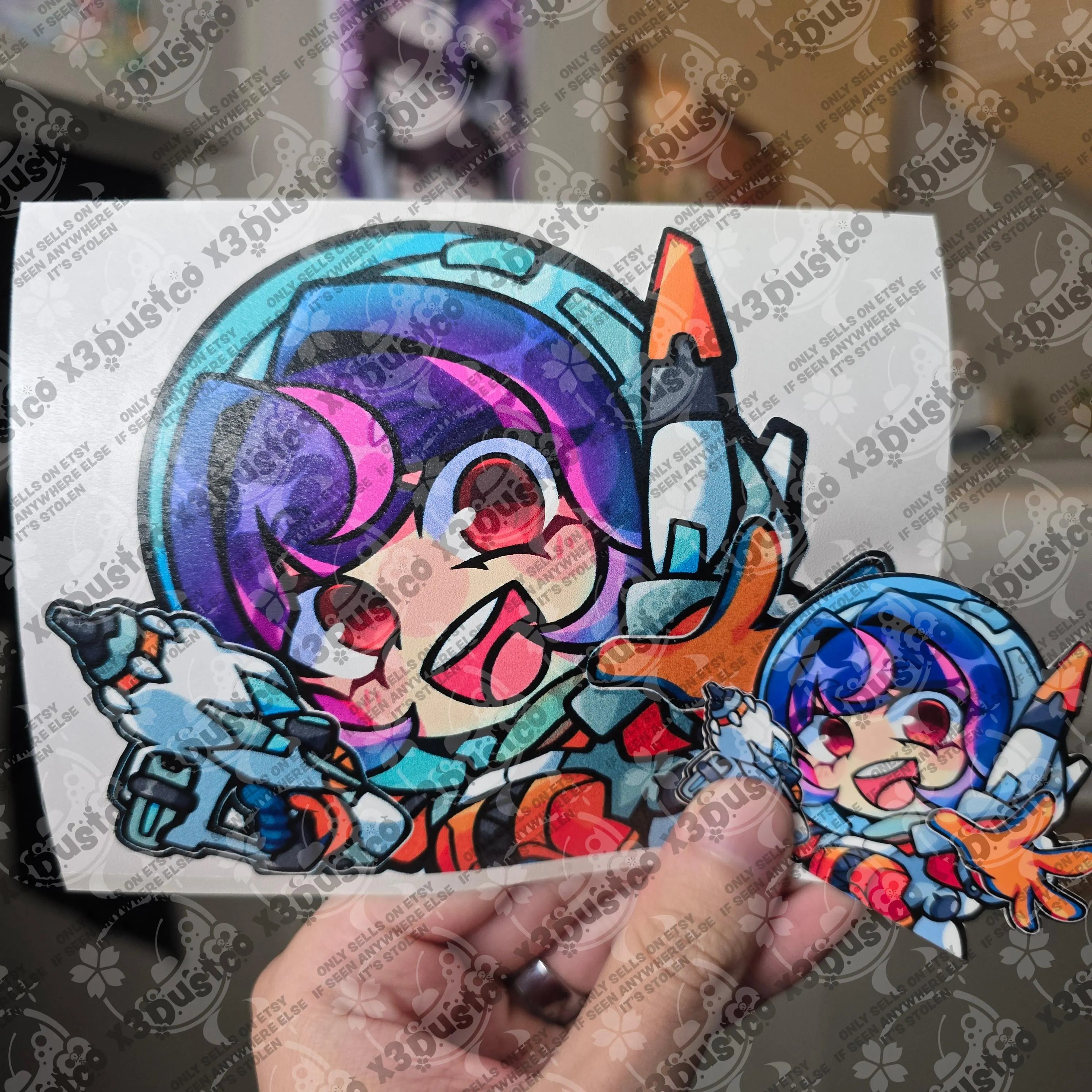 Overwatch Stickers/Decals - Kiriko/Juno/Ana/Mercy