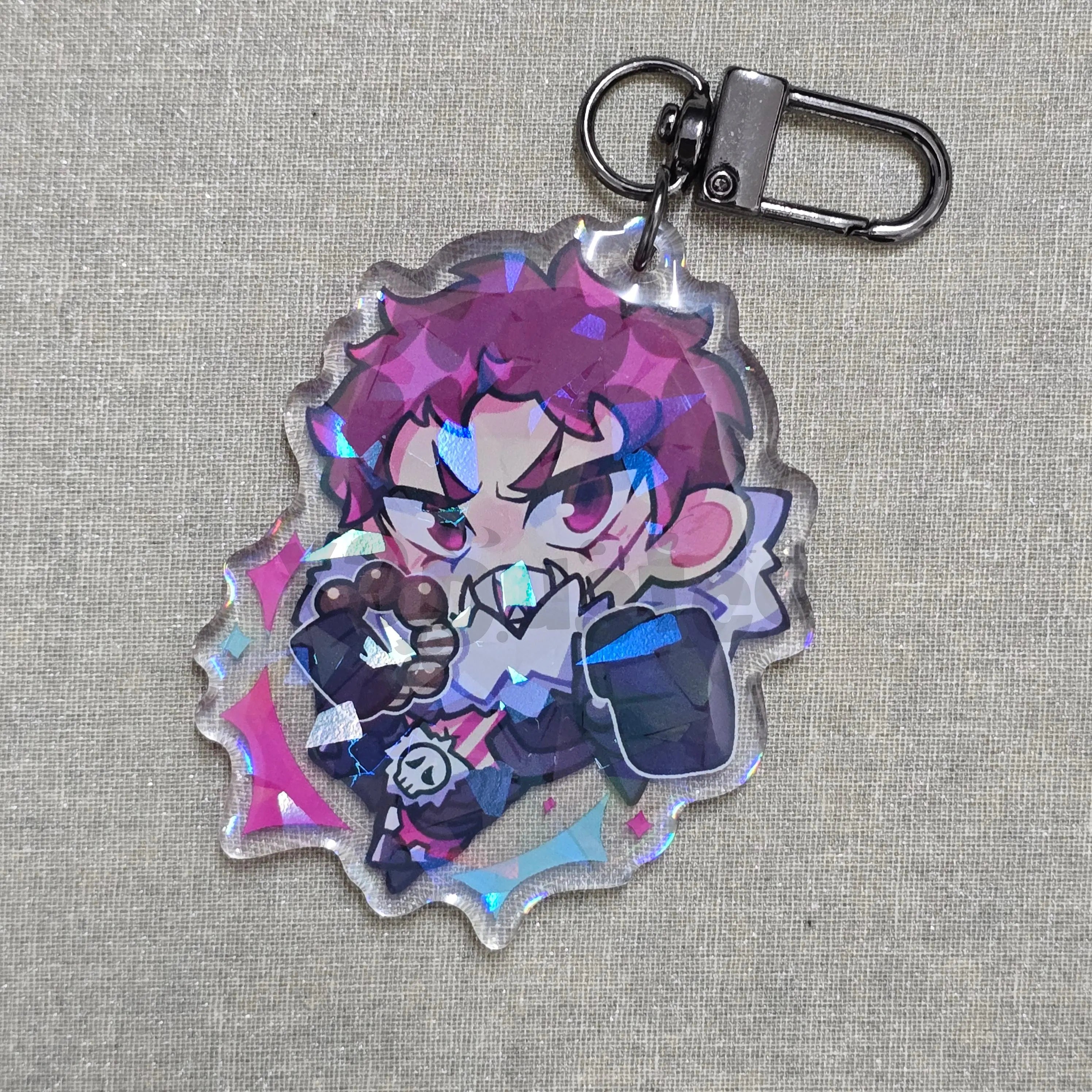 2.5in Pirate Anime Keychain Charm Yamato/Uta/Katakuri