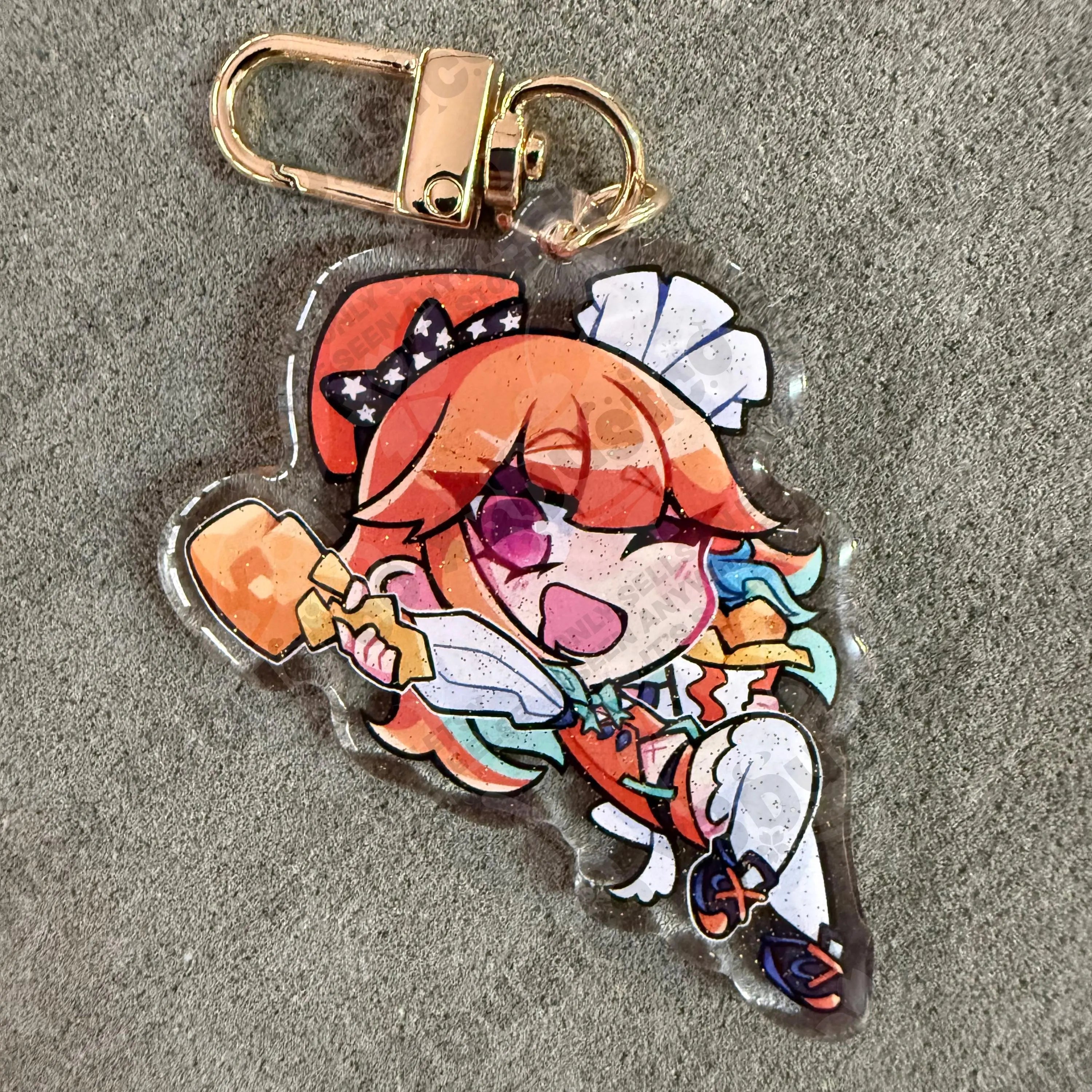 2.5in Hololive HoloMyth Keychain Charms