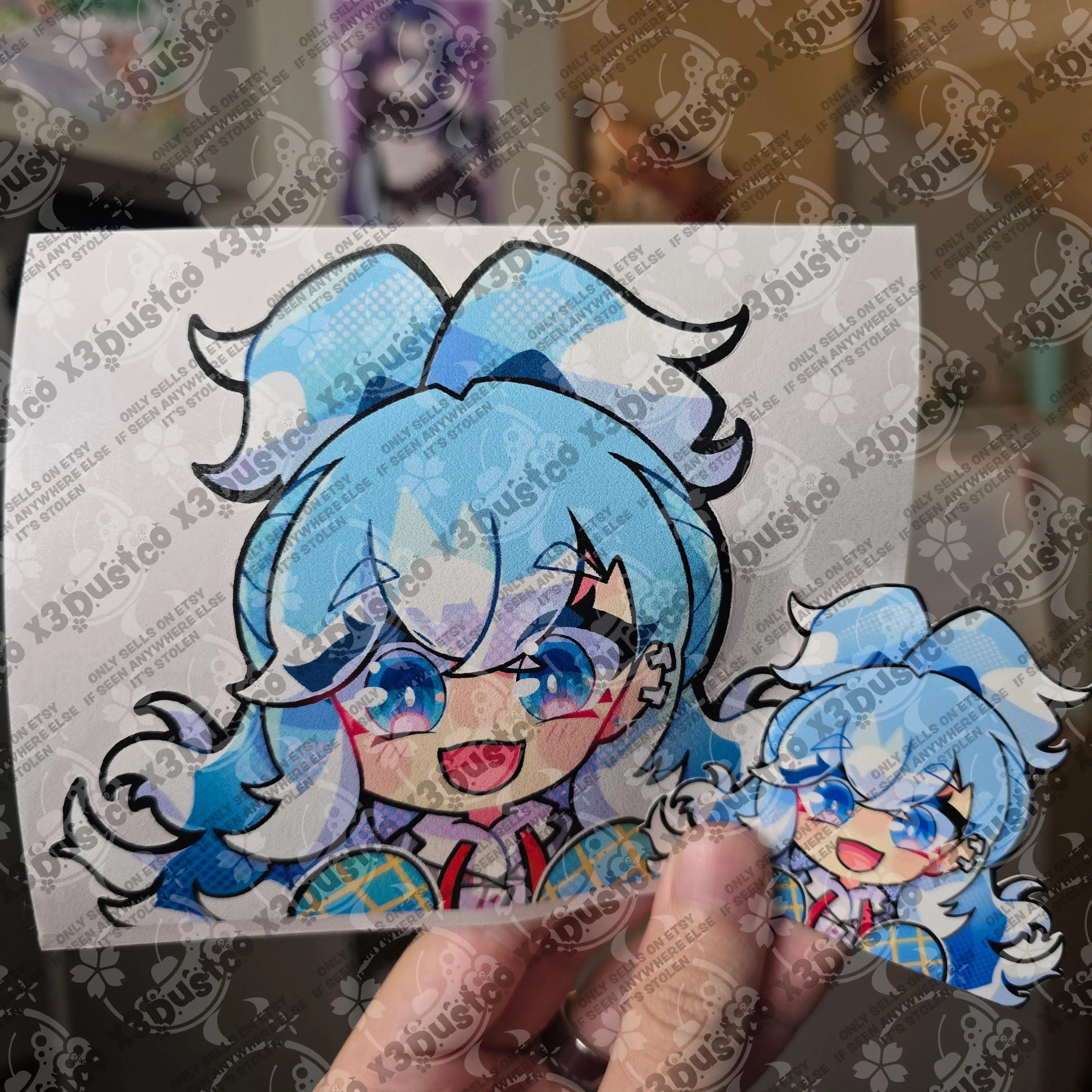 Hololive ID Stickers/Decals - Ollie/Kobo