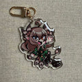 2.5in Indie Vtuber Keychain Charms 7 - Megalodon/Kumi/Onigiri/Chacha/Sansin/Isaa/Merryweather/Nova
