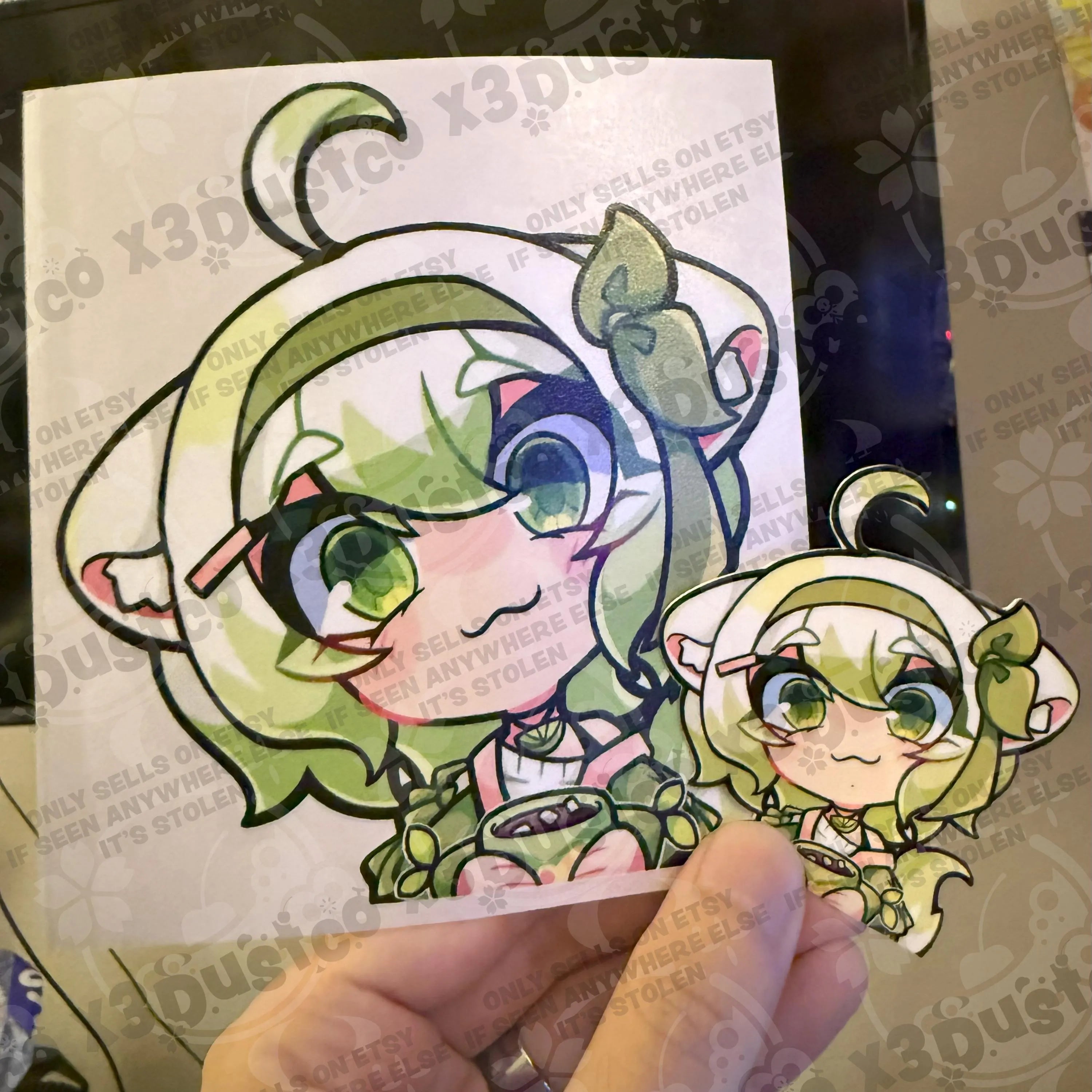 Indie Vtuber Stickers/Decals - OBKatieKat/Laimu/Saba/Spite
