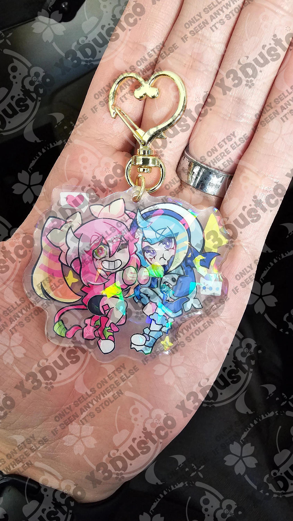 2.5in Card Game Keychain Charms - Kaiba/Jaden/Yusei/Live Twins/Yummy Cupsie/Labyrinth
