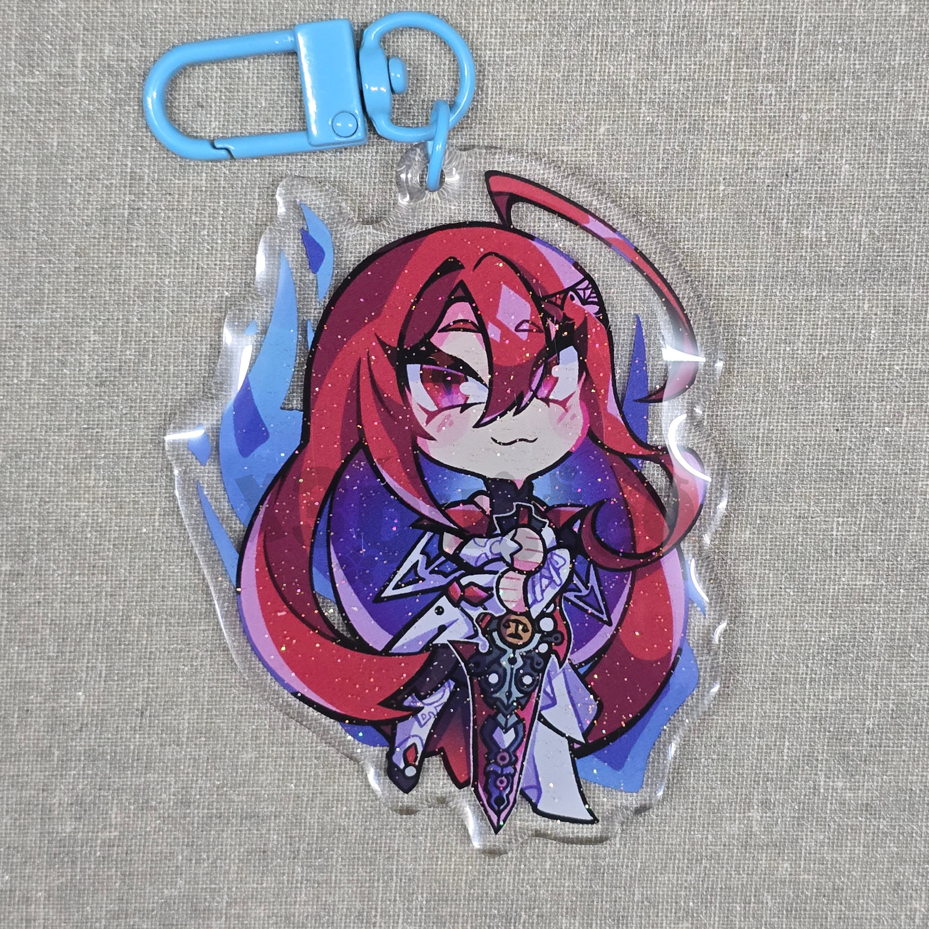 2.5in Hololive HoloJustice Keychain Charms