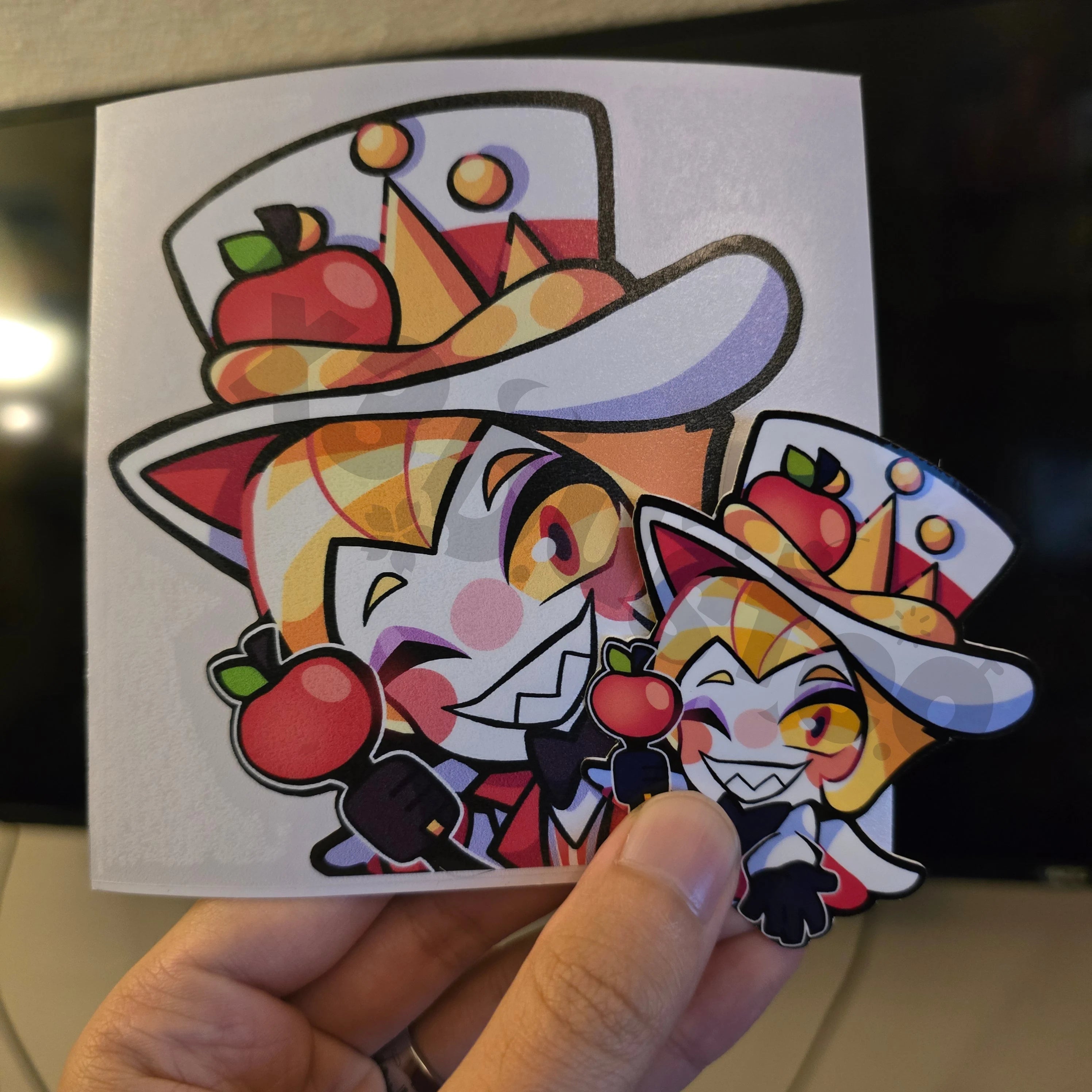 LAST RUN Hazbin Hotel Stickers/Decals - Vox/Velvette/Angel Dust/Alastor/Sir Pentious/Rosie/Niffty/Husk/Lucifer