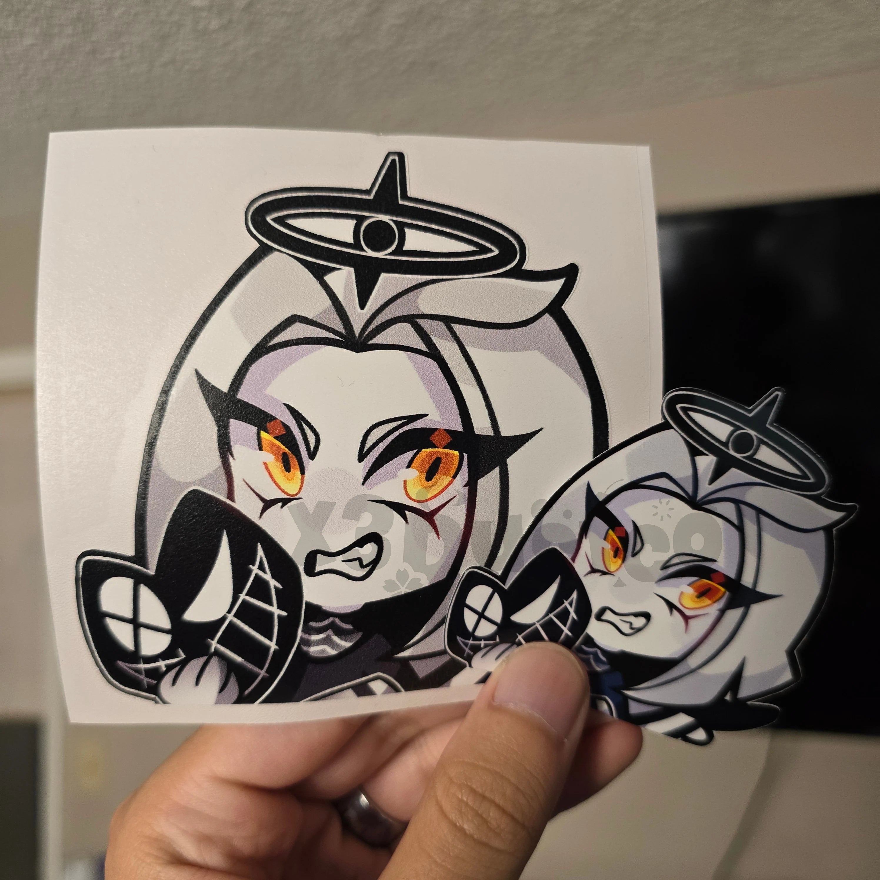 LAST RUN Hazbin Hotel Stickers/Decals Part 2 - Charlie/Adam/Lute/Emily/Cherri Bomb