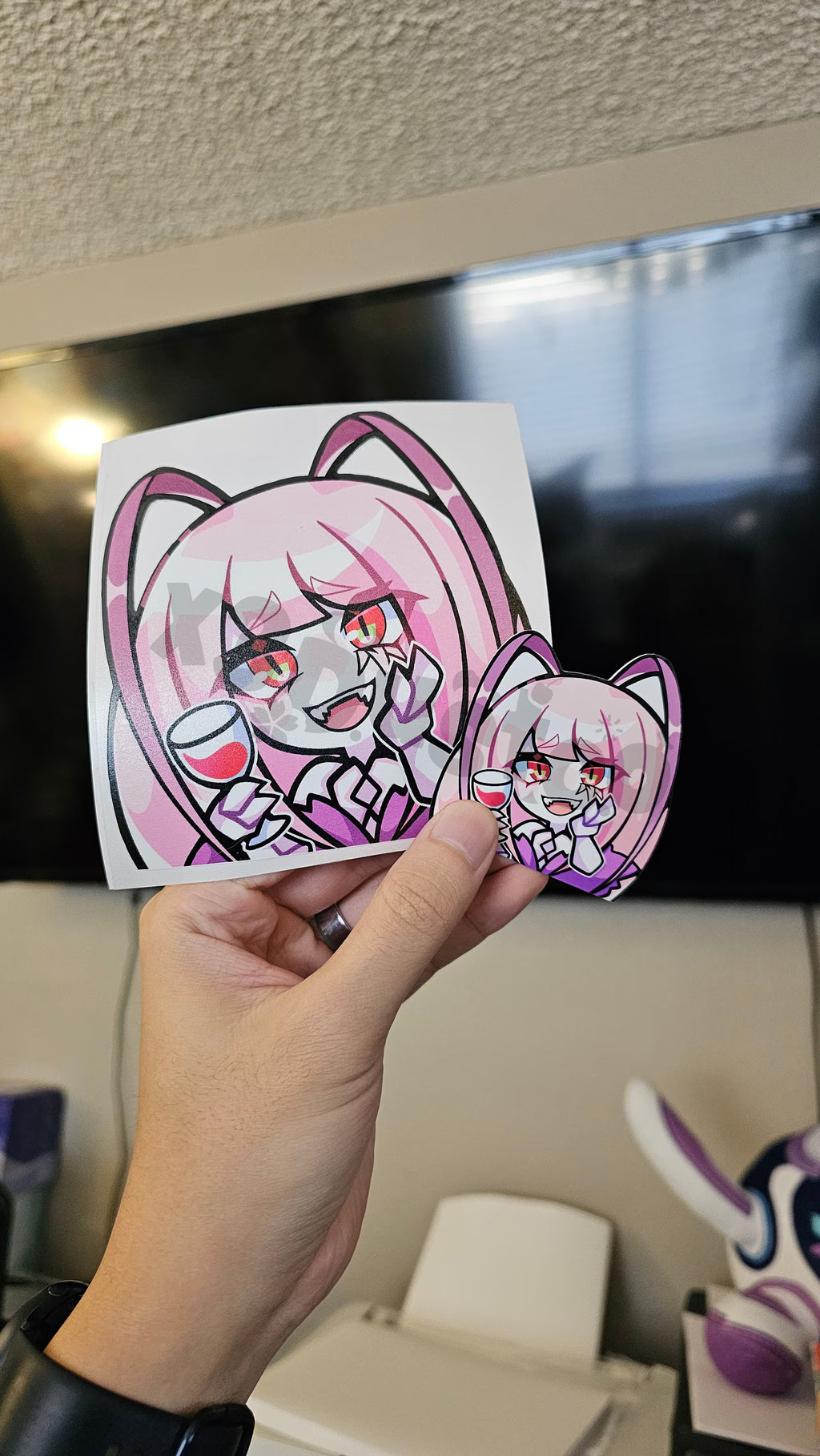 Vtuber Talents Stickers/Decals - Matara/Haruka/Geega/Kuro/Michi/AmaLee
