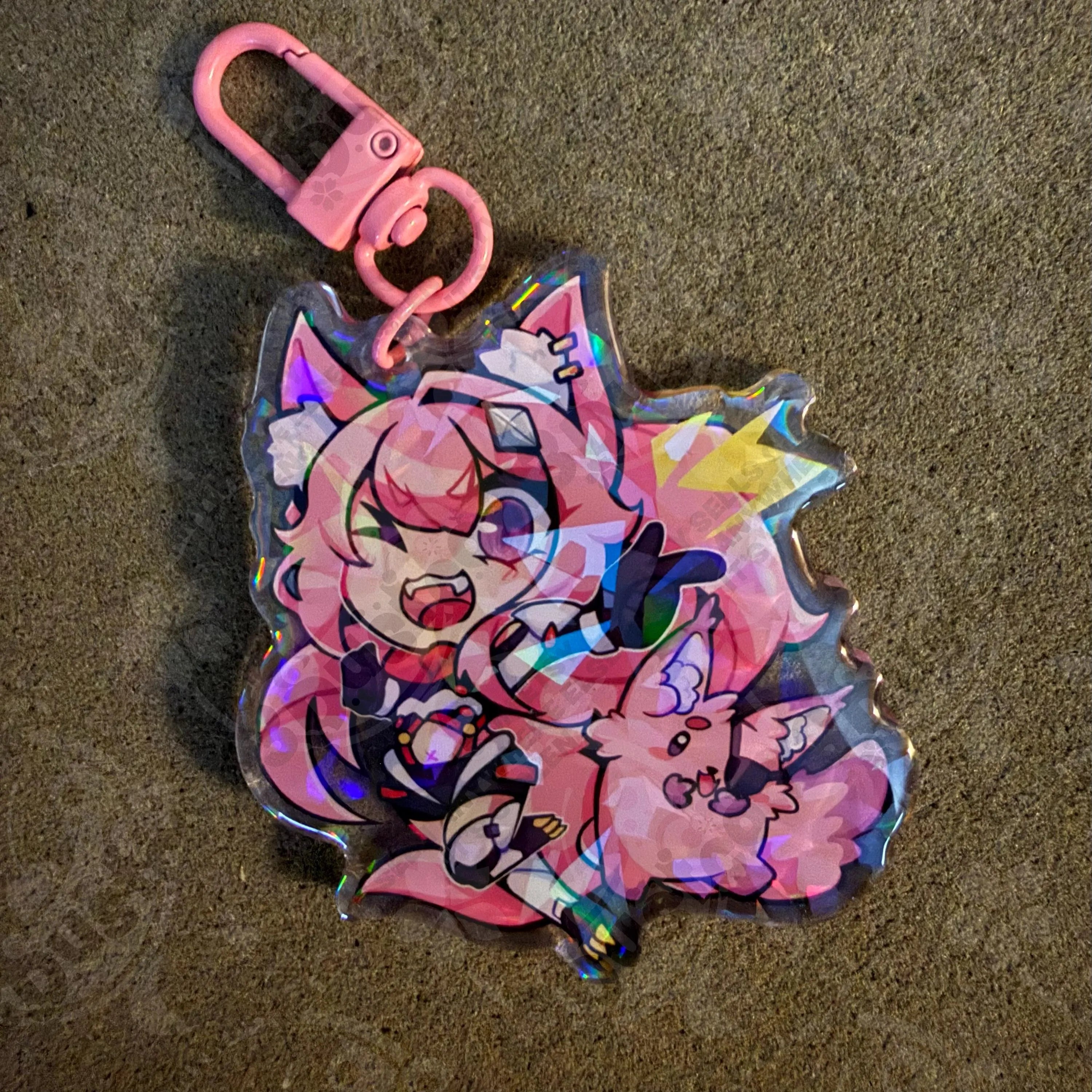 2.5in Indie Vtuber Keychain Charms 3 - Suko/Toma/Meicha/Fream/CyYu/Juniper/HeavenlyFather/Kabhaal/Trickywi