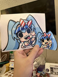 Mesmerizer Miku and Teto Stickers/Decals